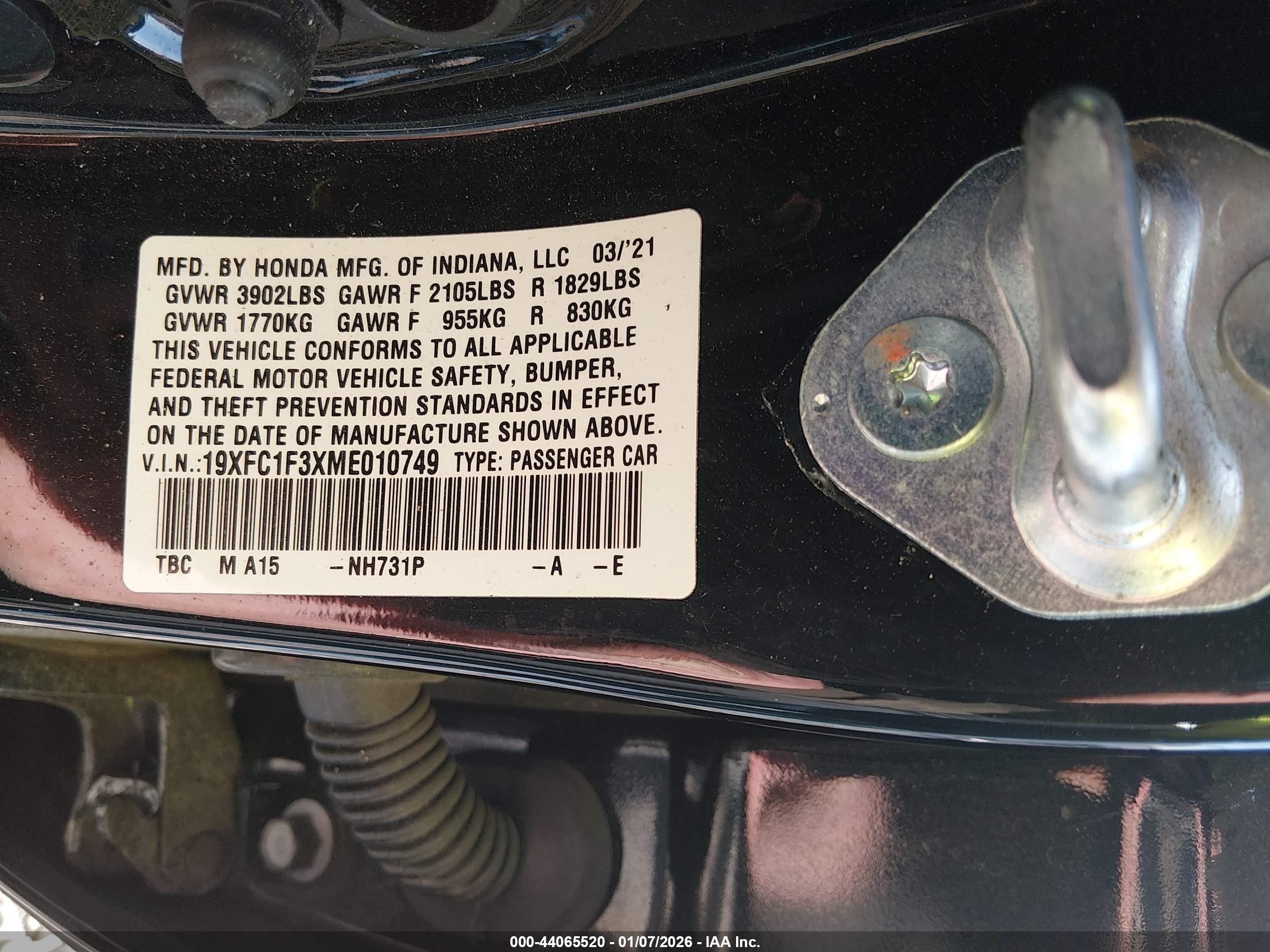 HONDA CIVIC image 9