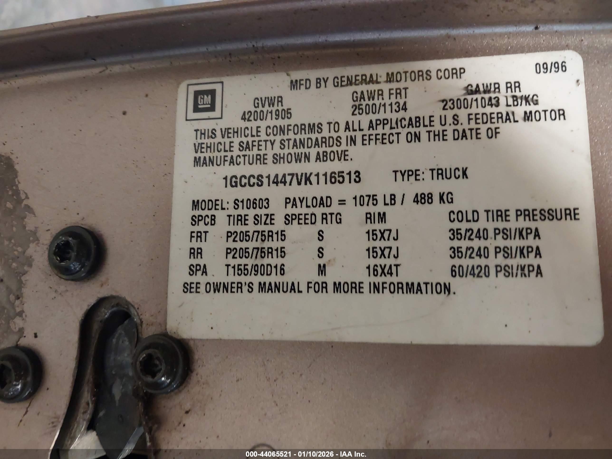 CHEVROLET S-10 image 9