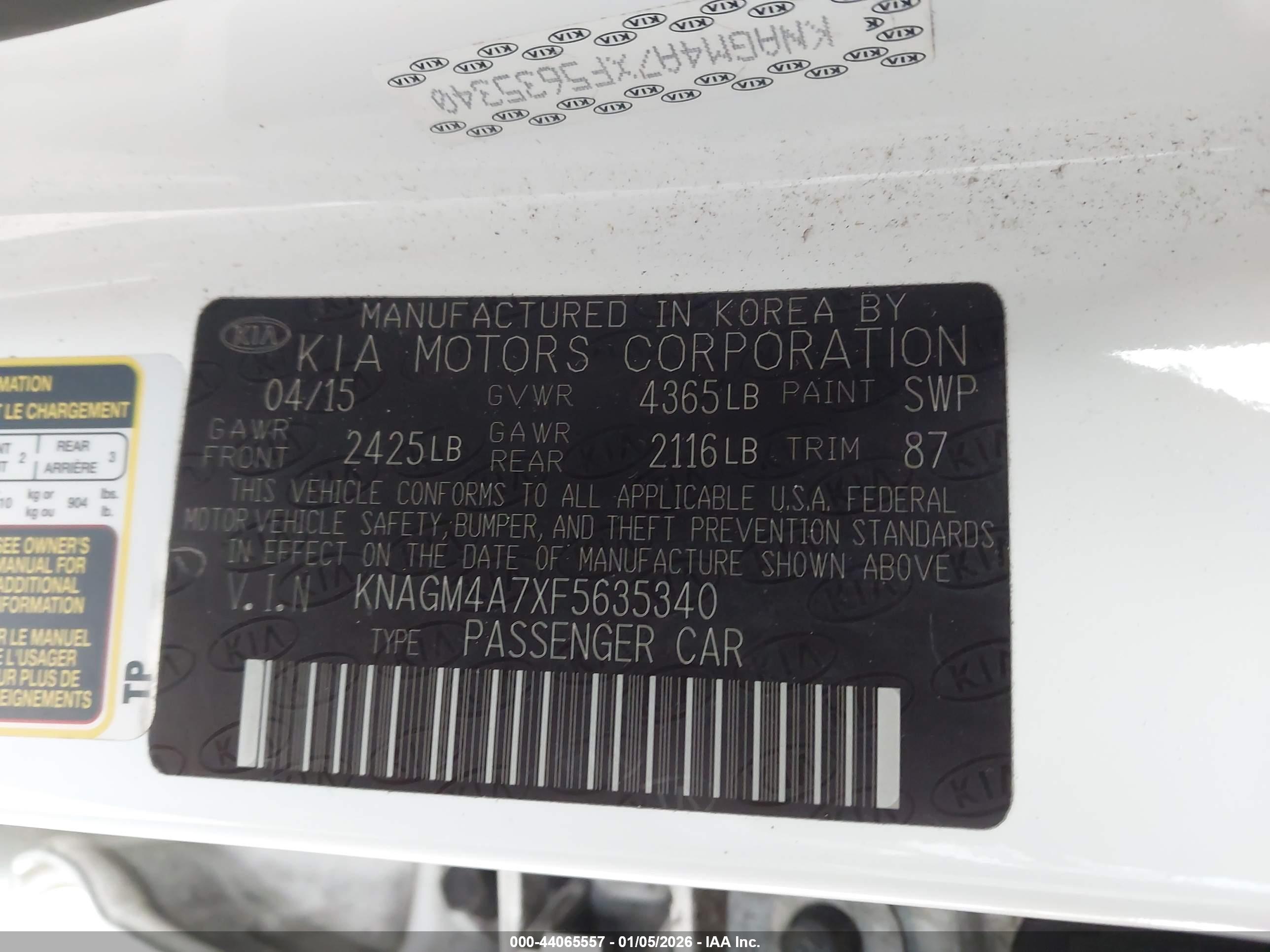 KIA OPTIMA image 9