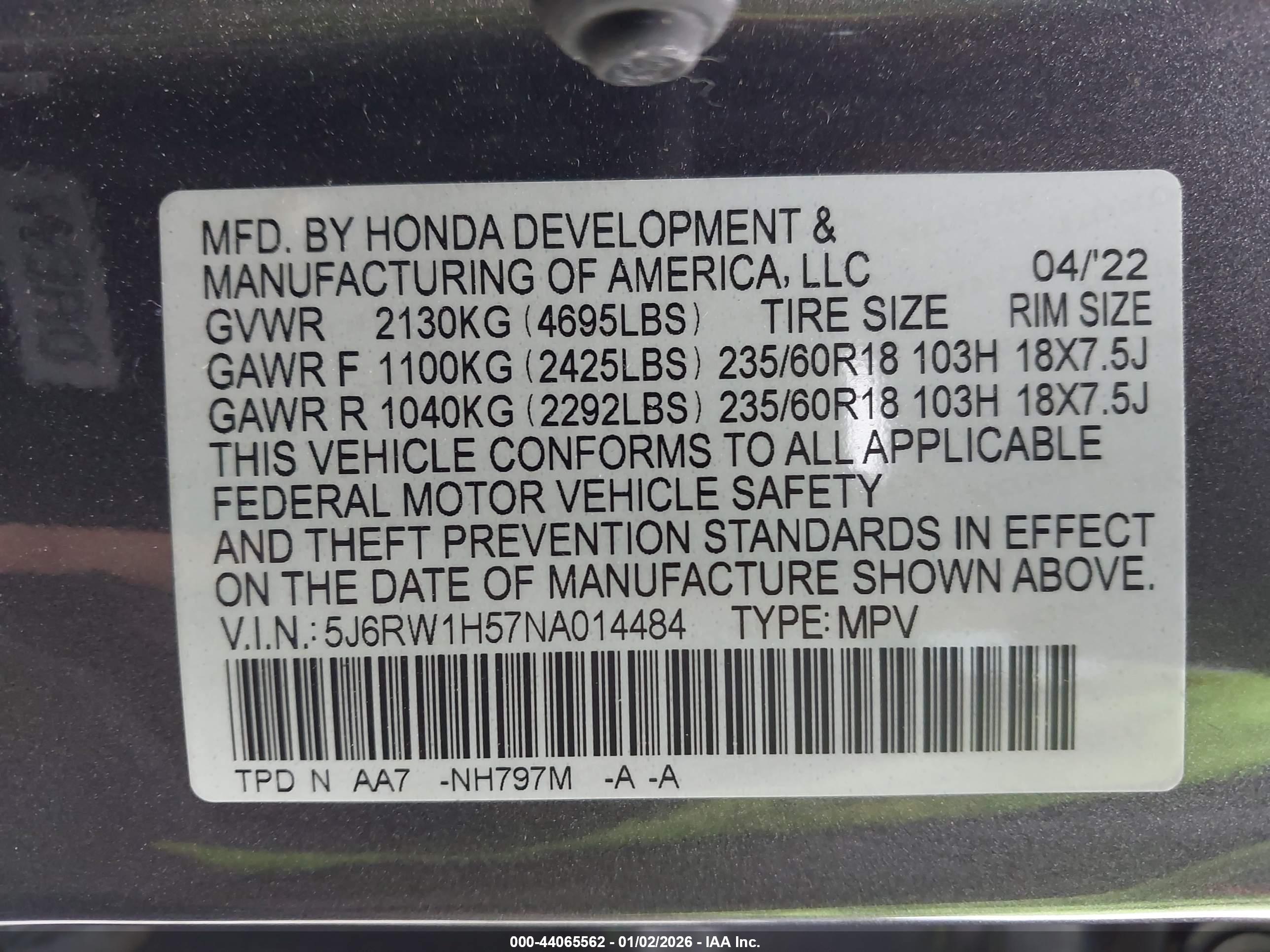 HONDA CR-V image 9