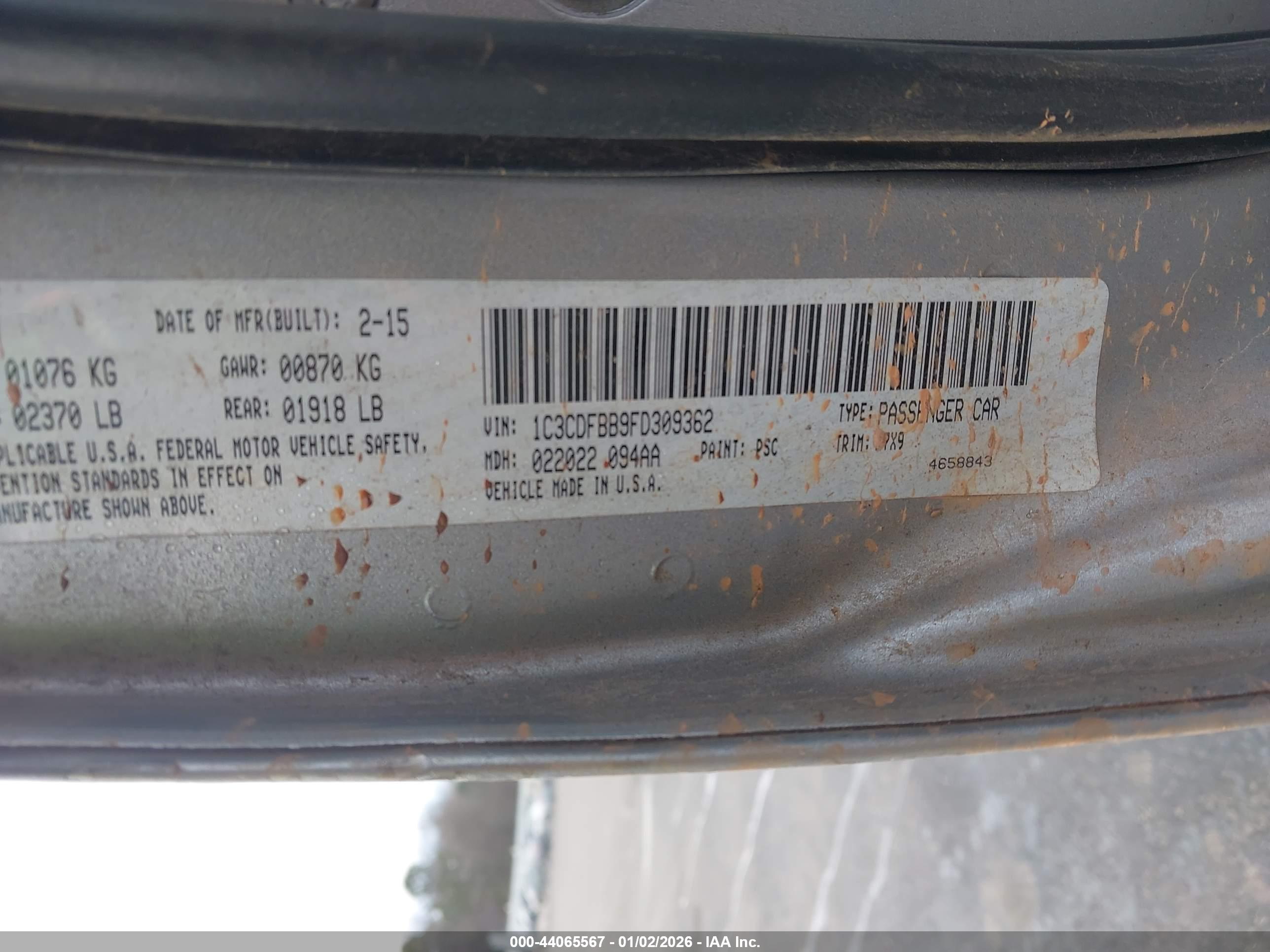 DODGE DART image 9