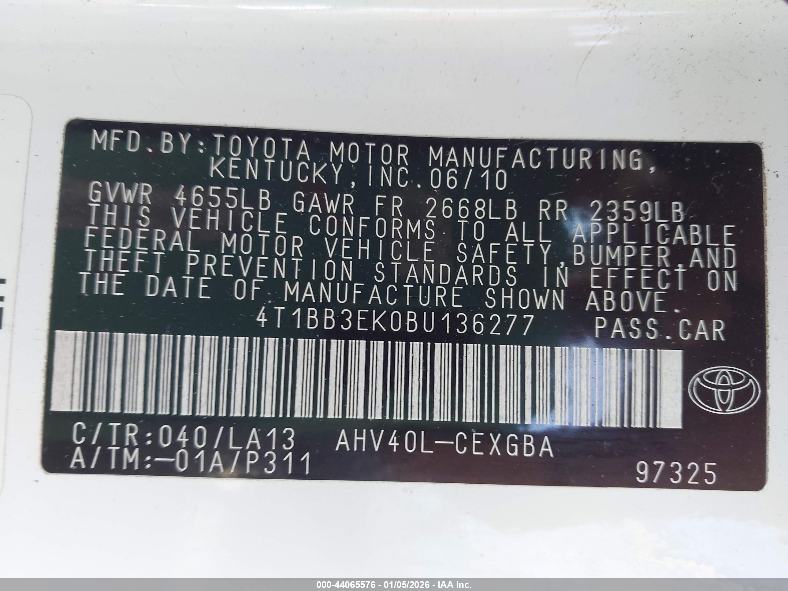 TOYOTA CAMRY image 9