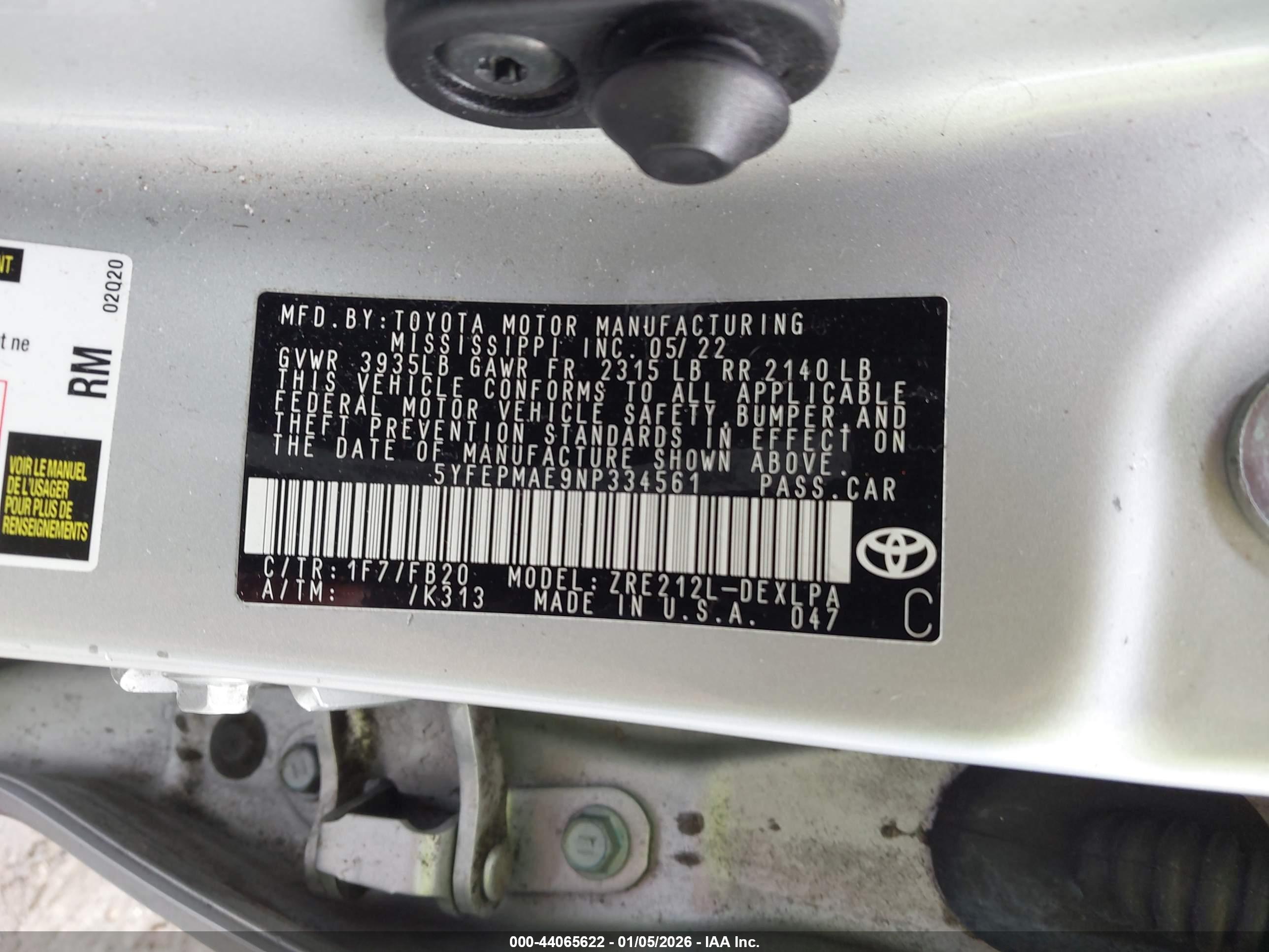 TOYOTA COROLLA image 9
