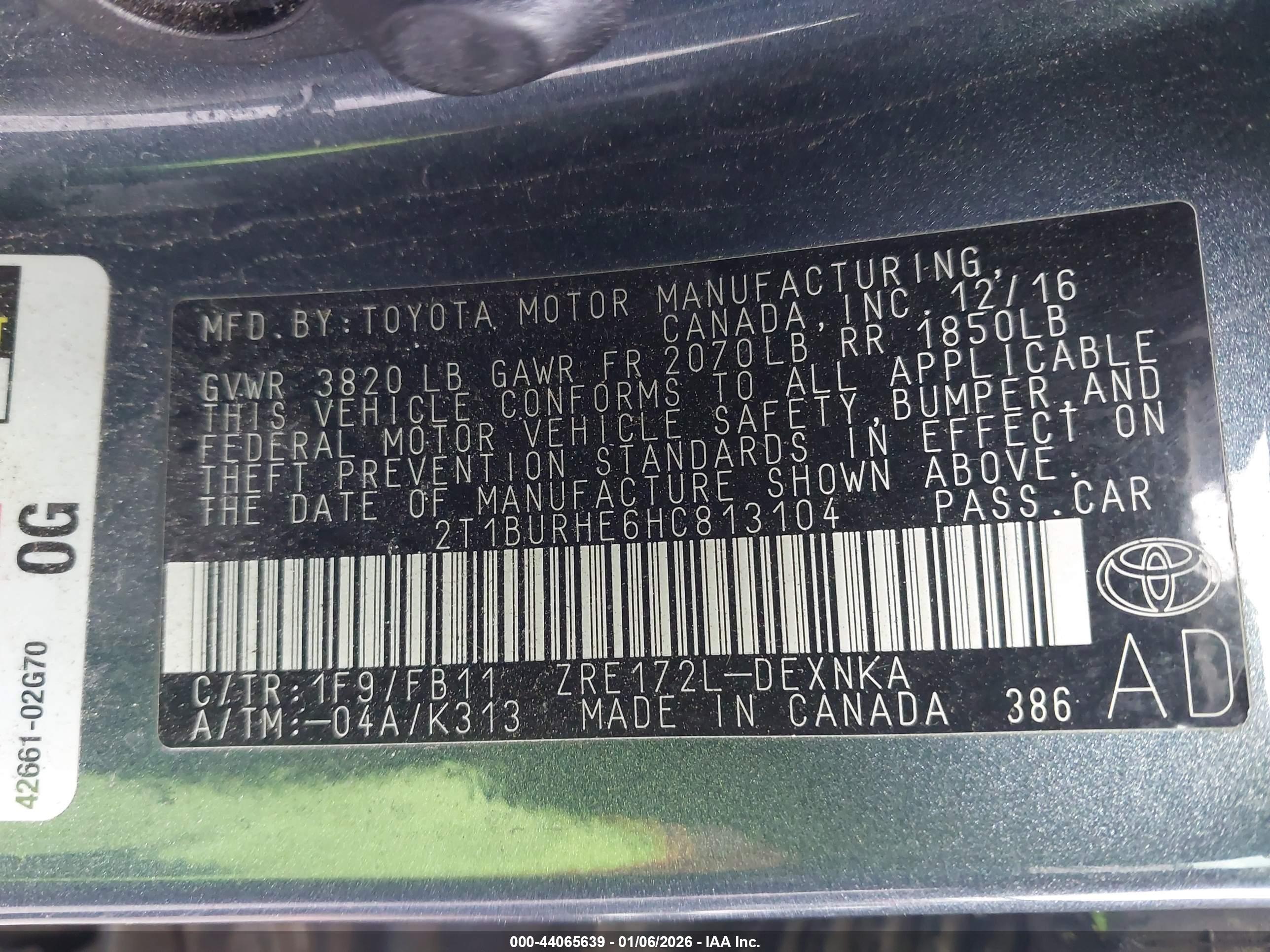 TOYOTA COROLLA image 9