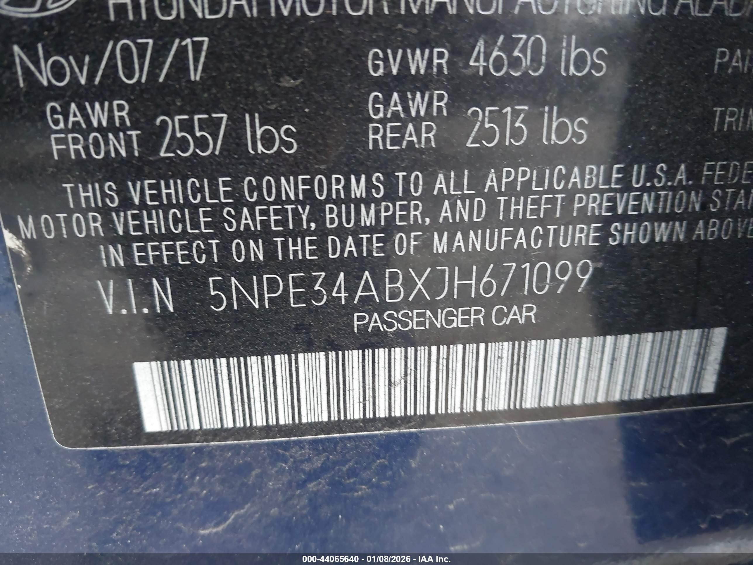 HYUNDAI SONATA image 9