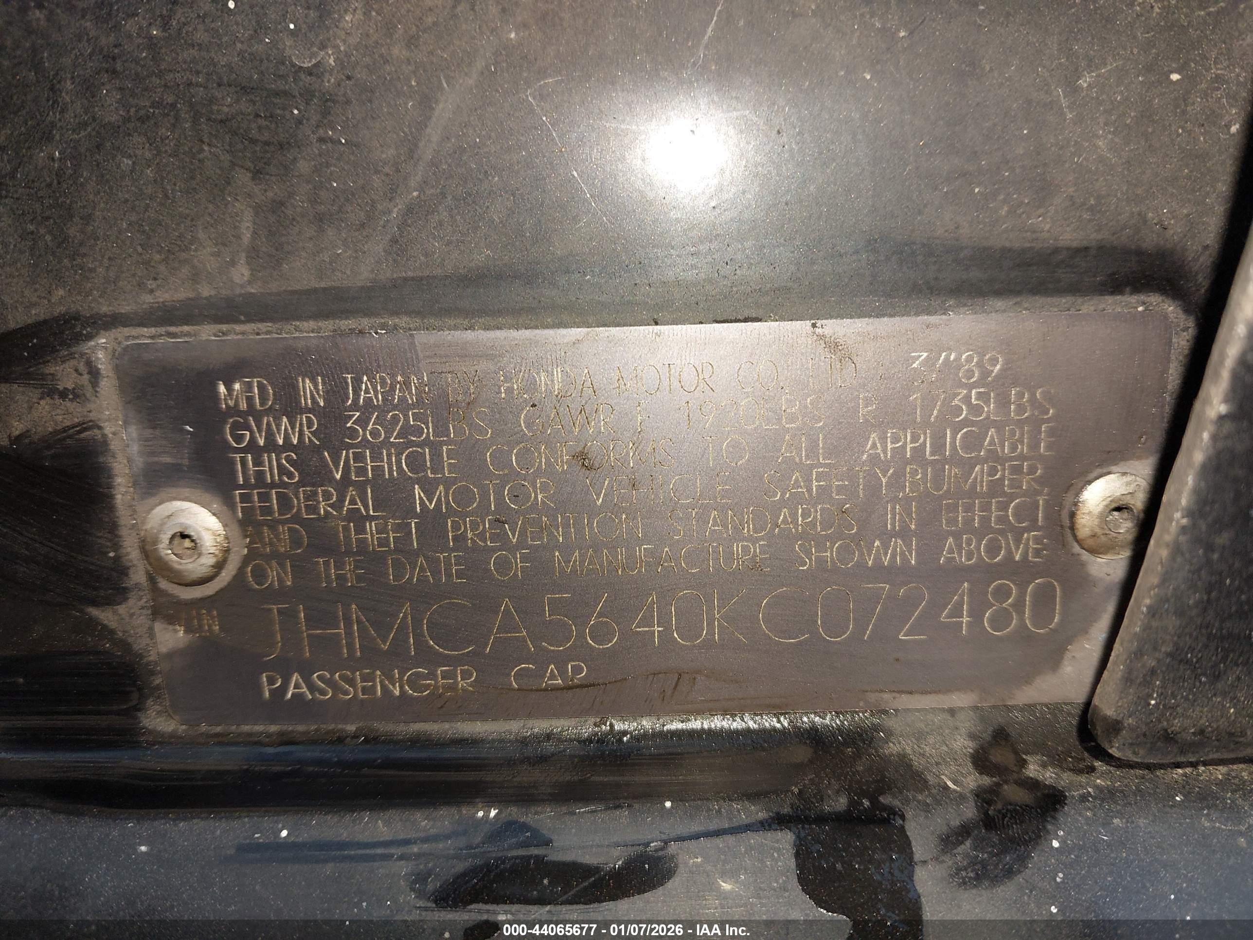 HONDA ACCORD image 9