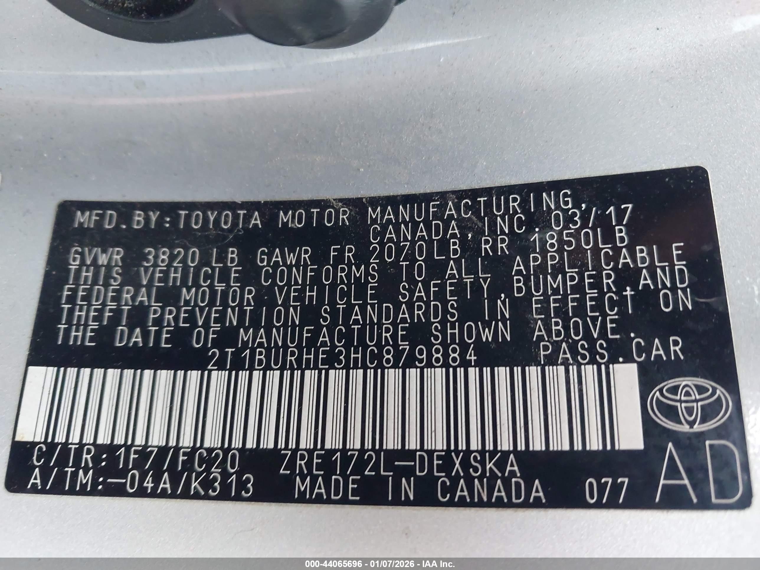TOYOTA COROLLA image 9