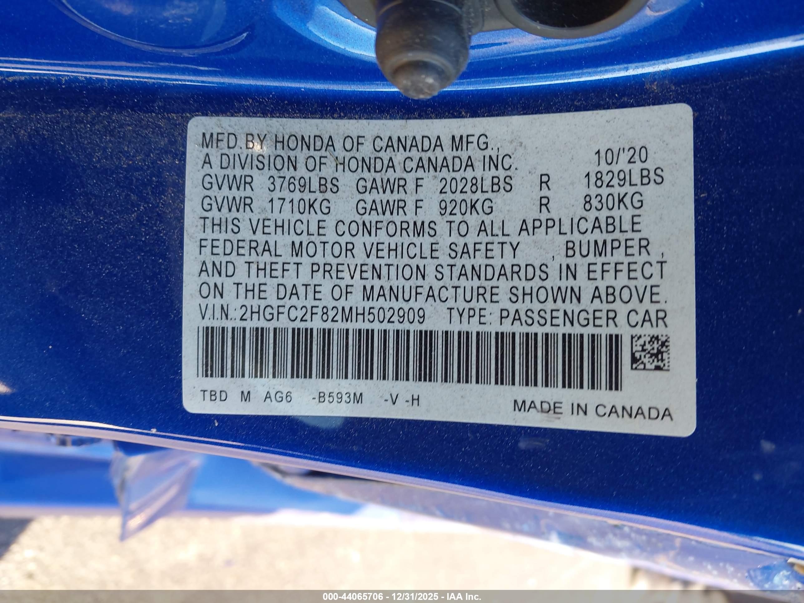 HONDA CIVIC image 9