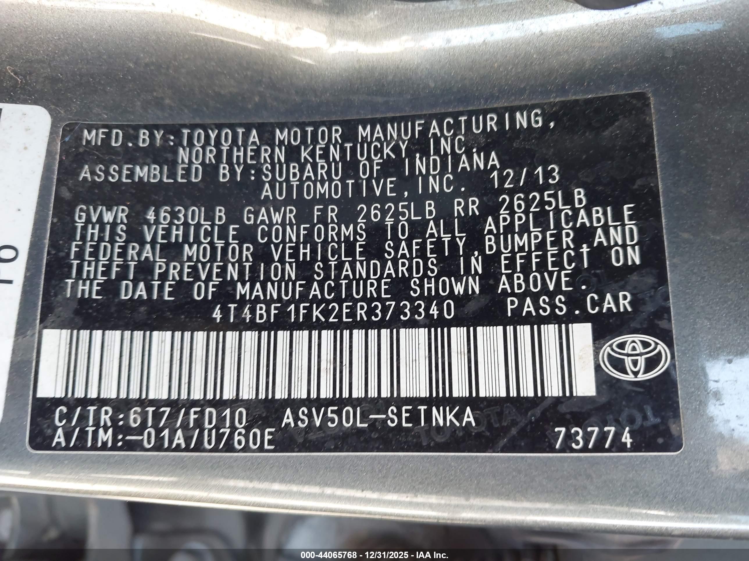 TOYOTA CAMRY image 9