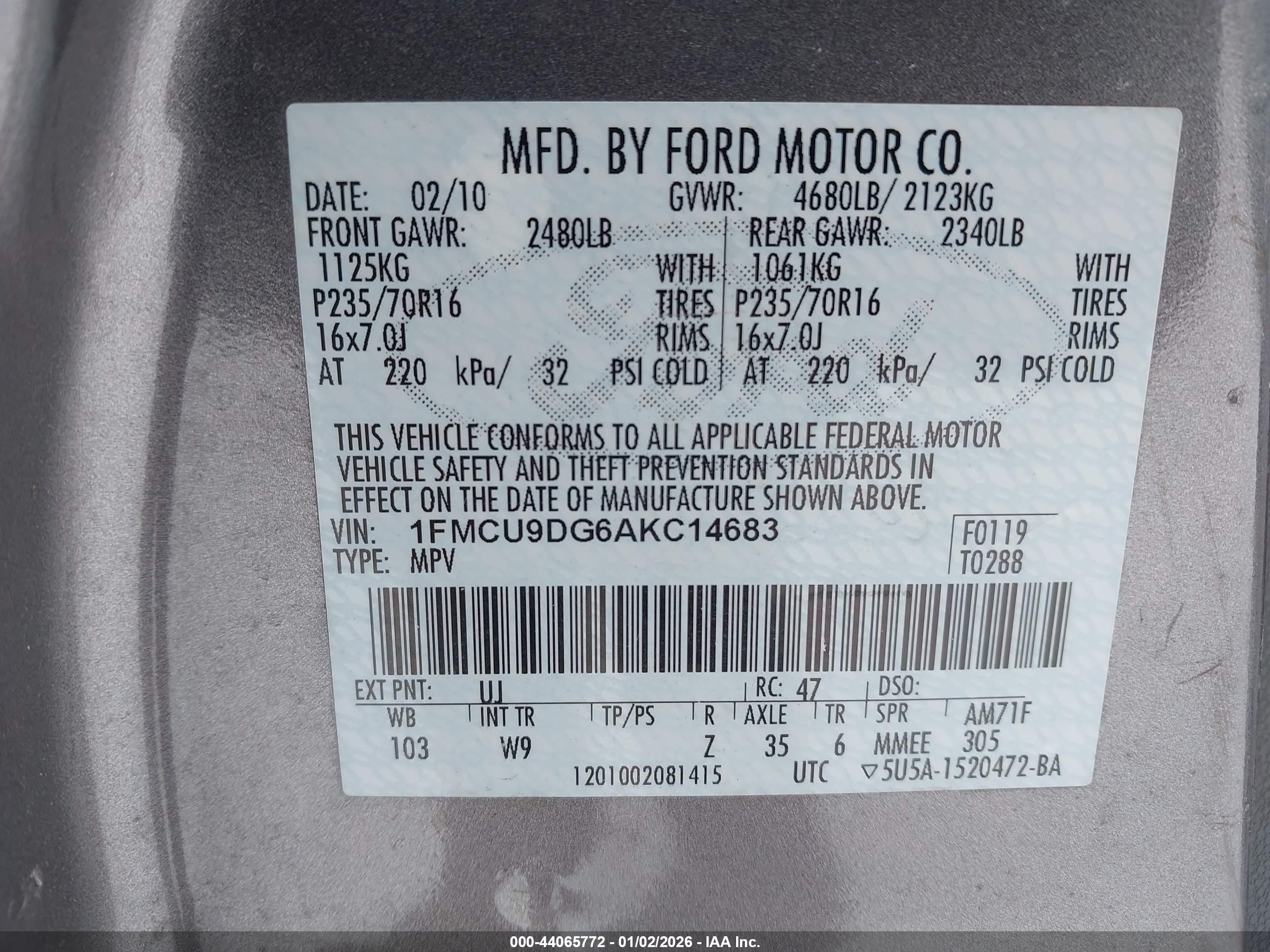 FORD ESCAPE image 9