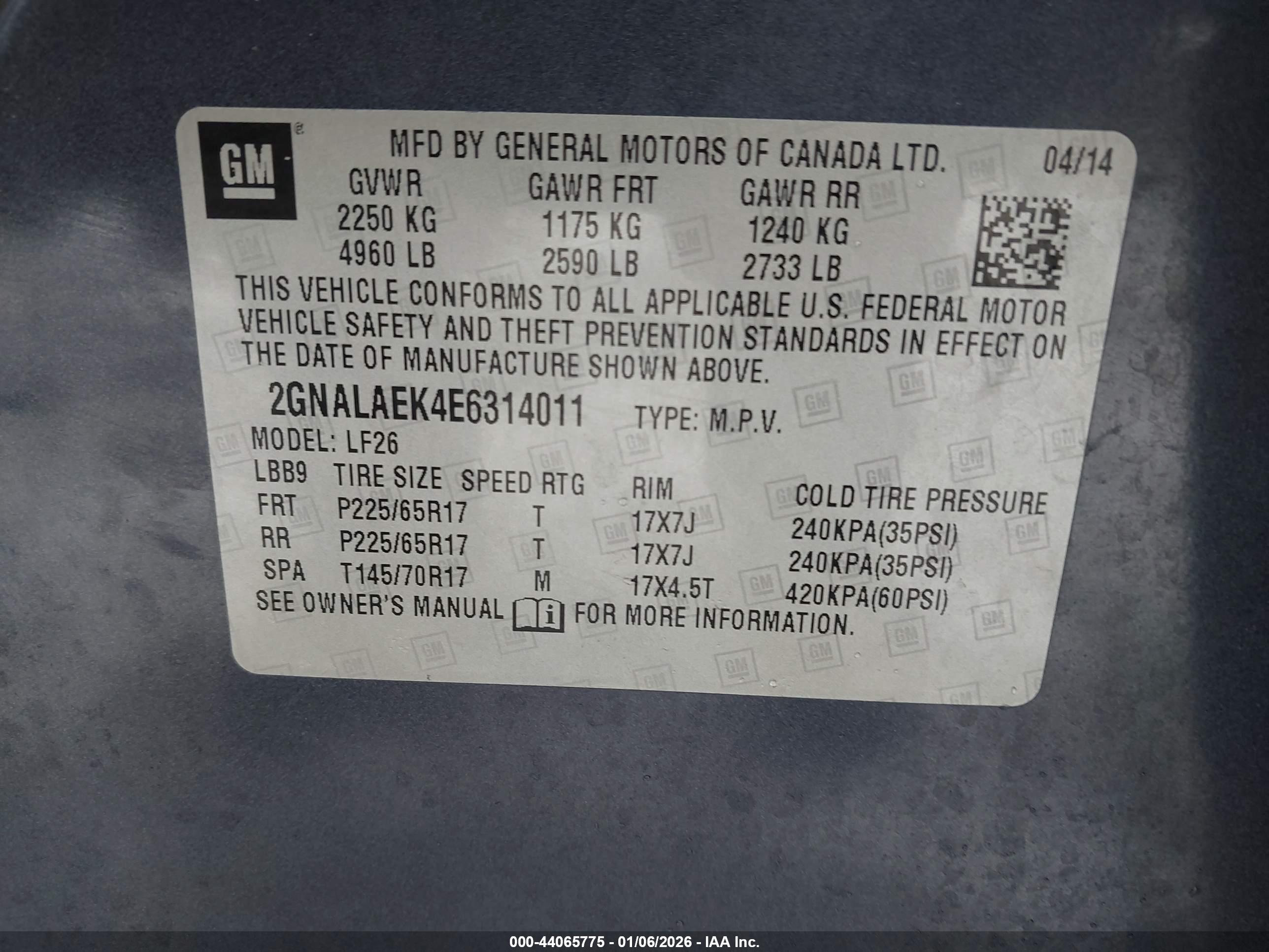 CHEVROLET EQUINOX image 9