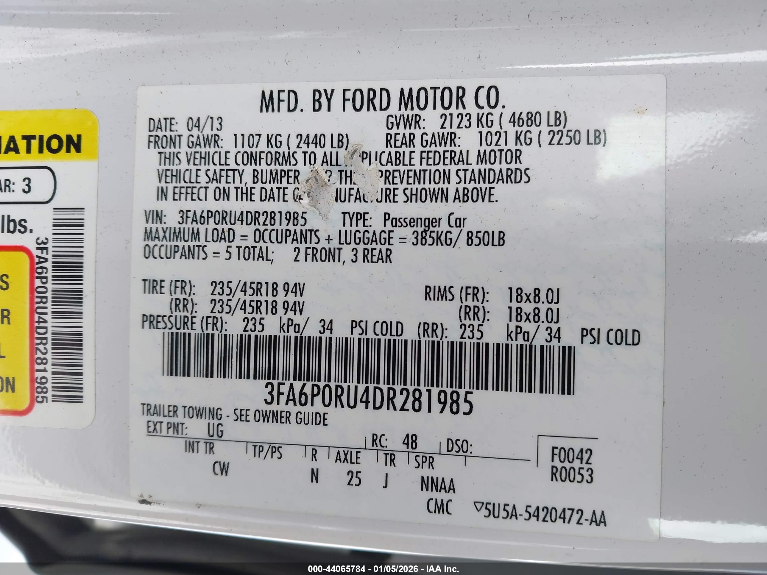 FORD FUSION image 9
