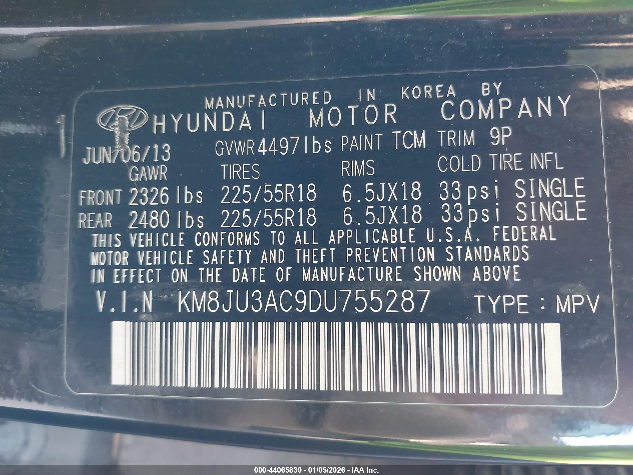 HYUNDAI TUCSON image 9