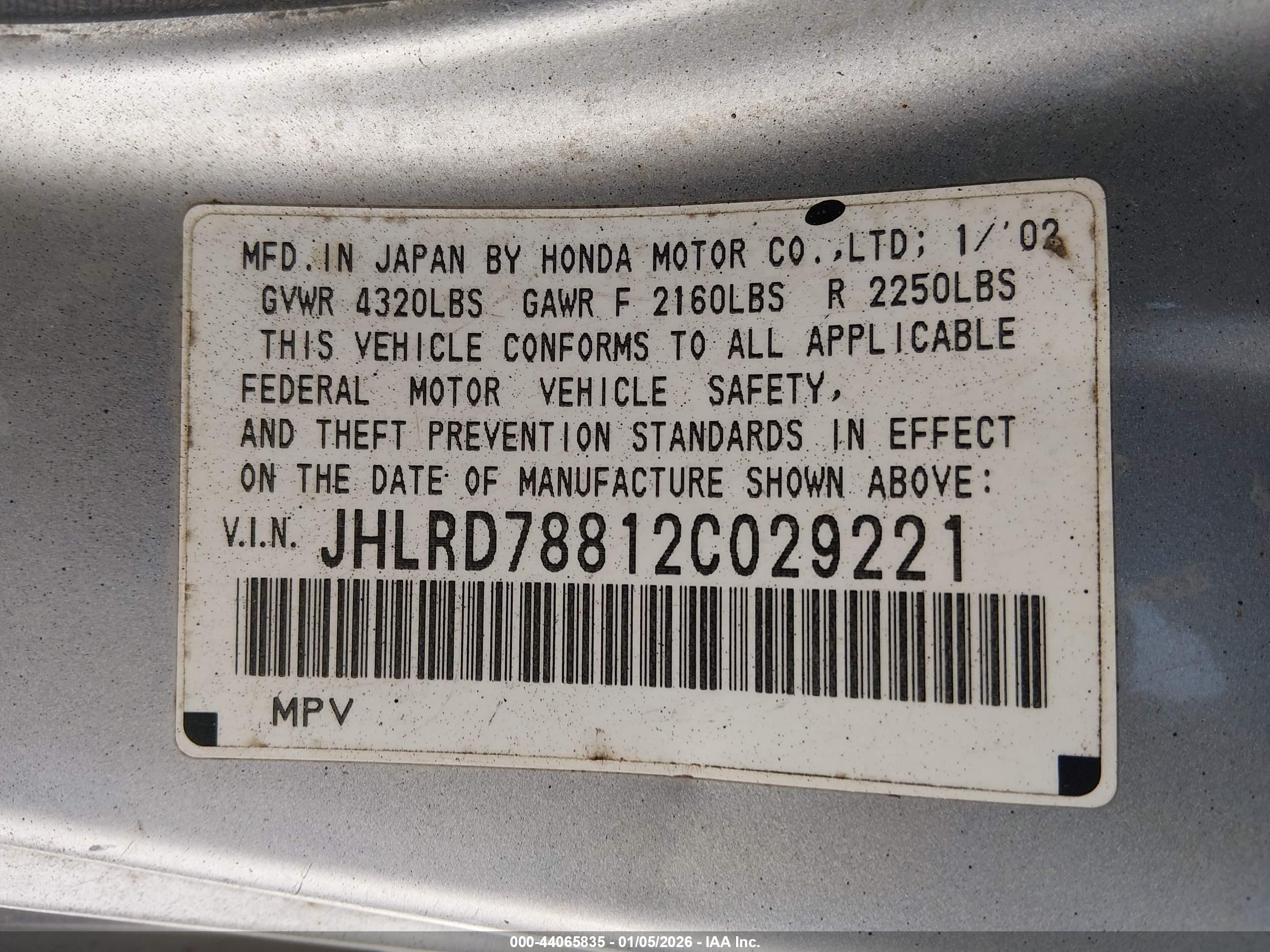 HONDA CR-V image 9