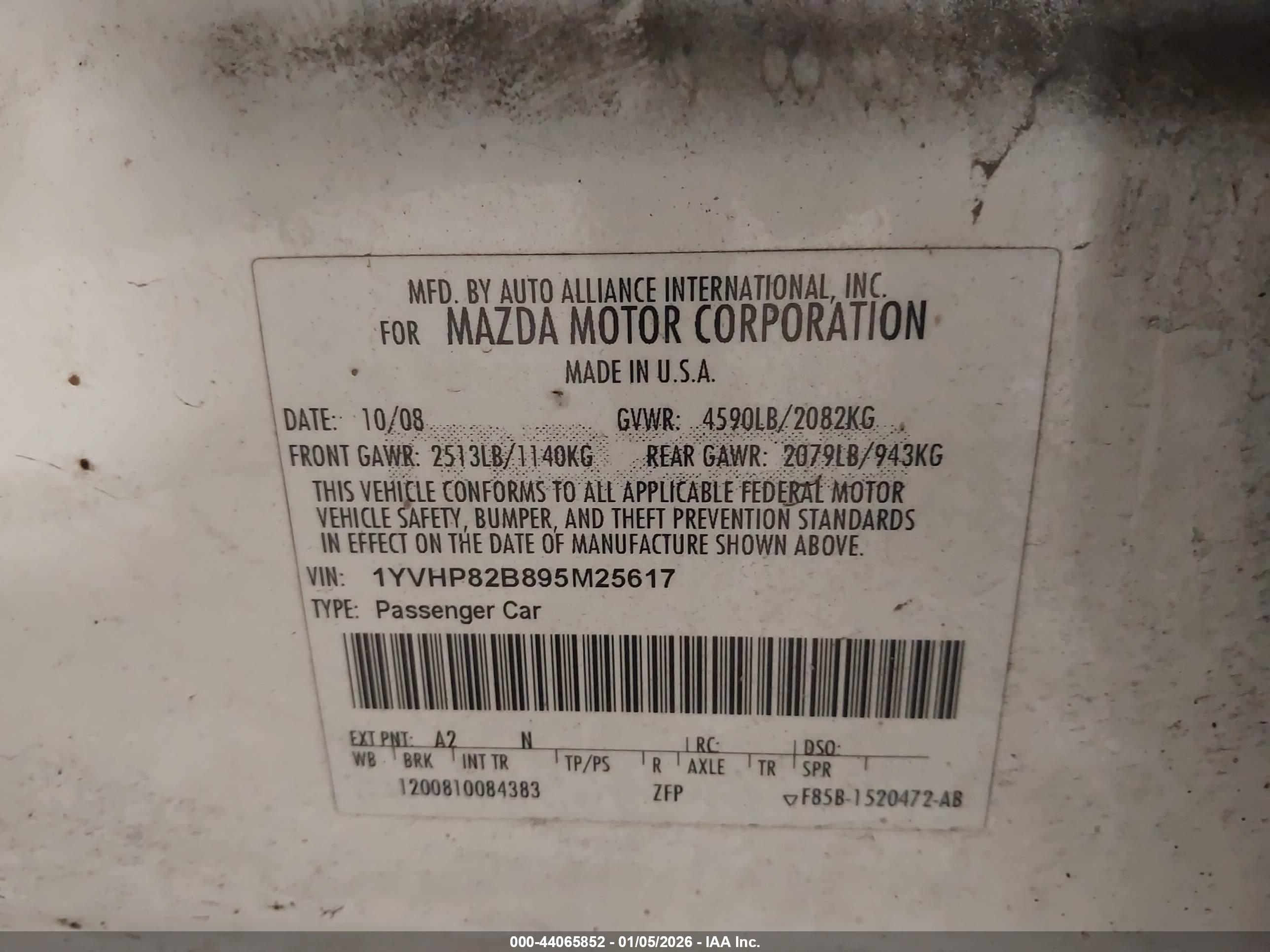 MAZDA MAZDA6 image 9