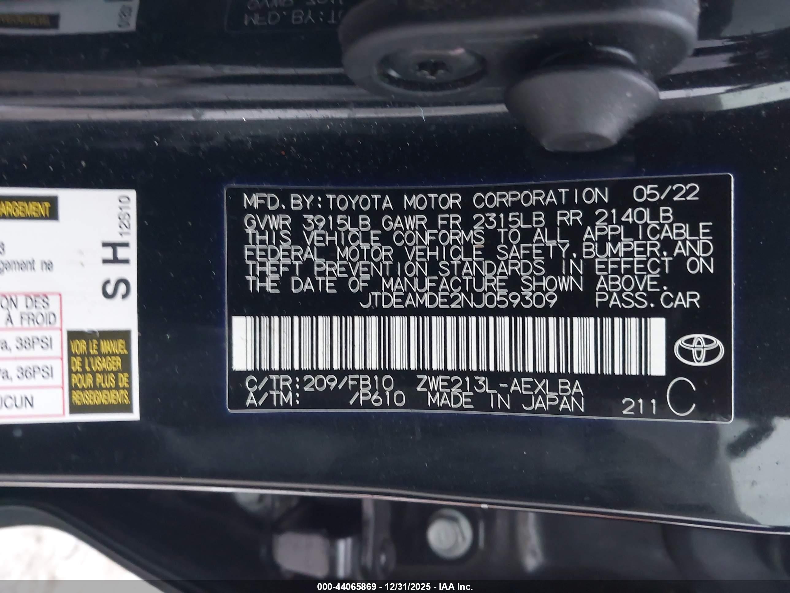 TOYOTA COROLLA image 9