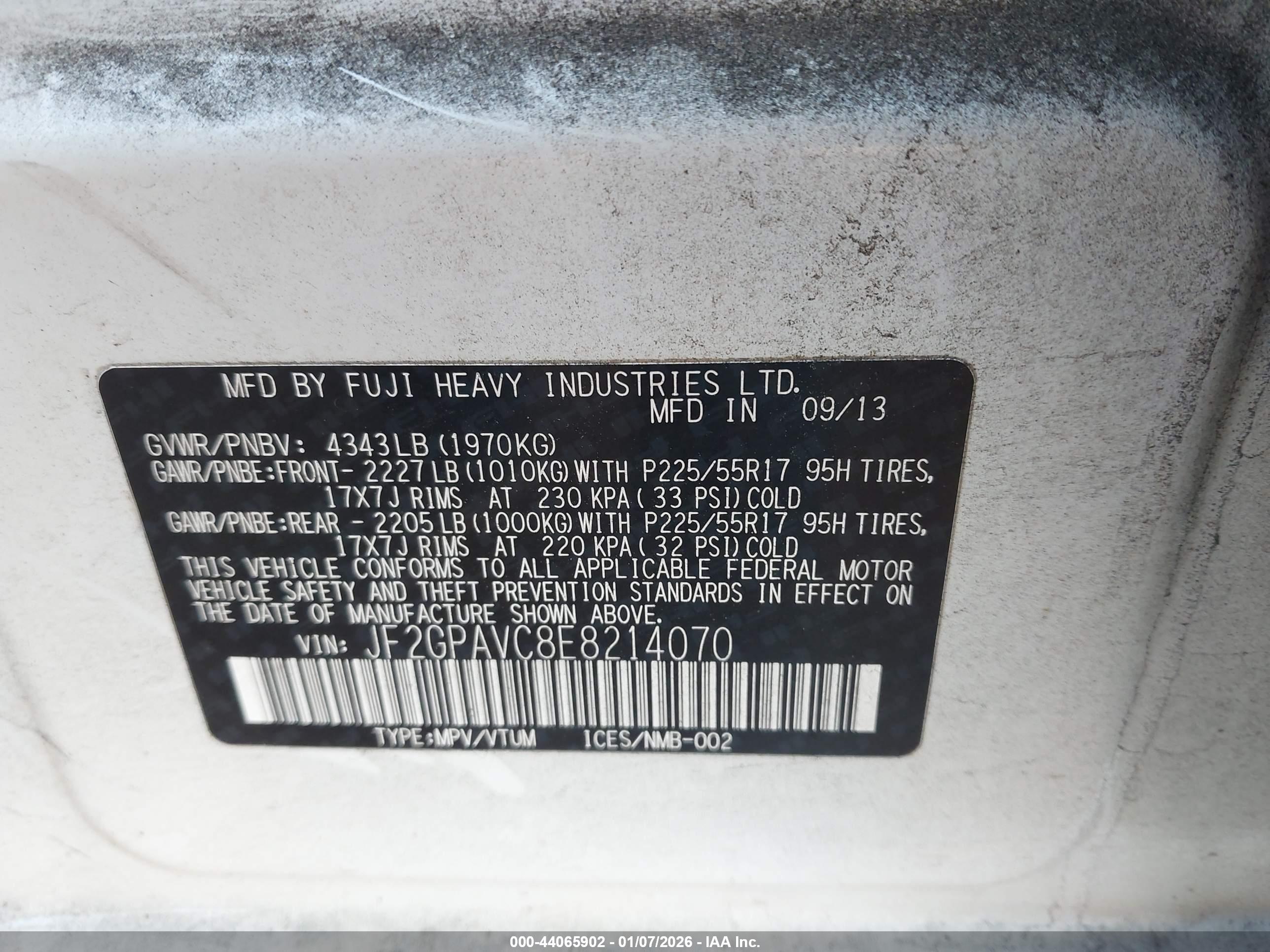 SUBARU XV image 9