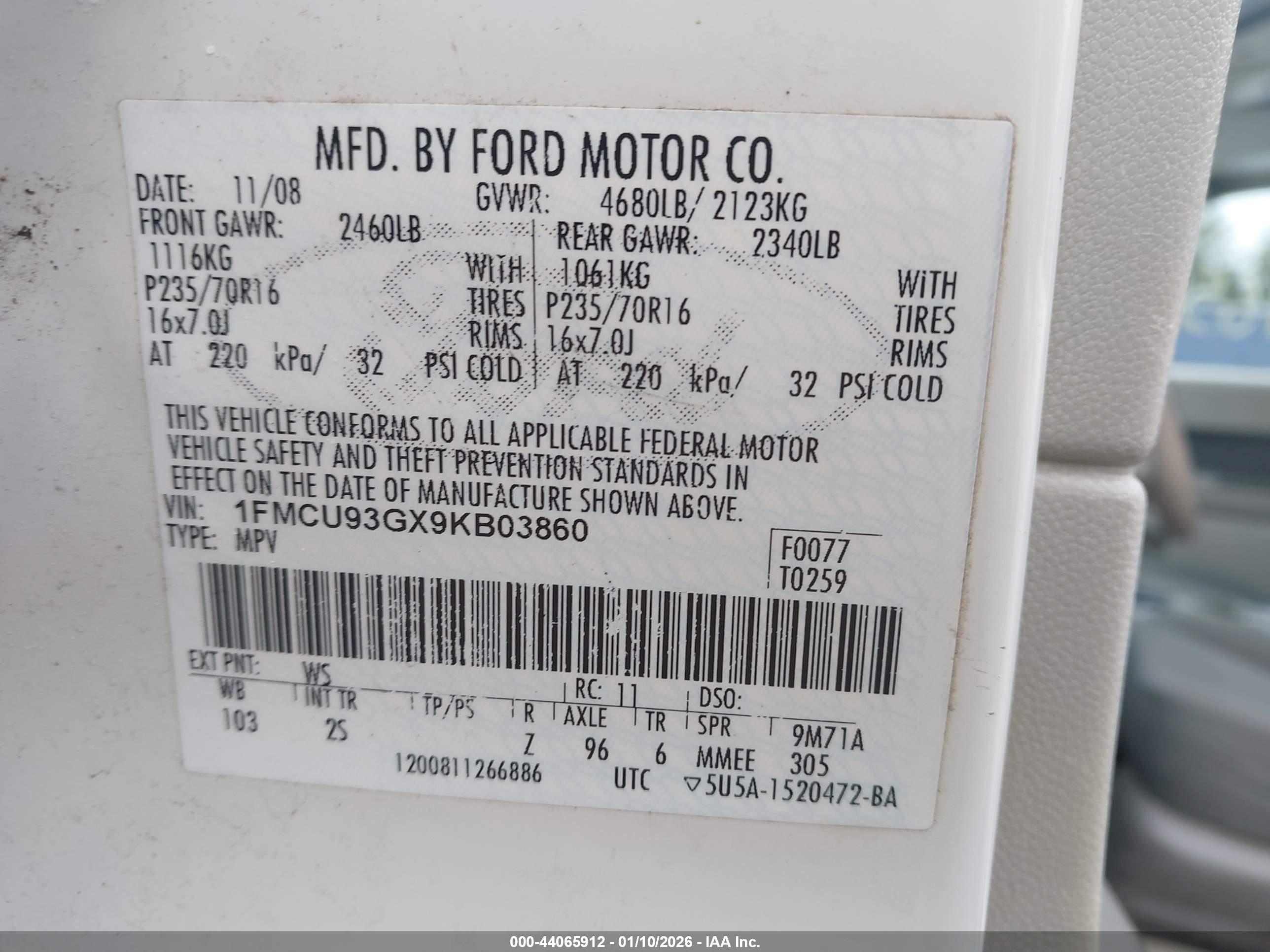 FORD ESCAPE image 9