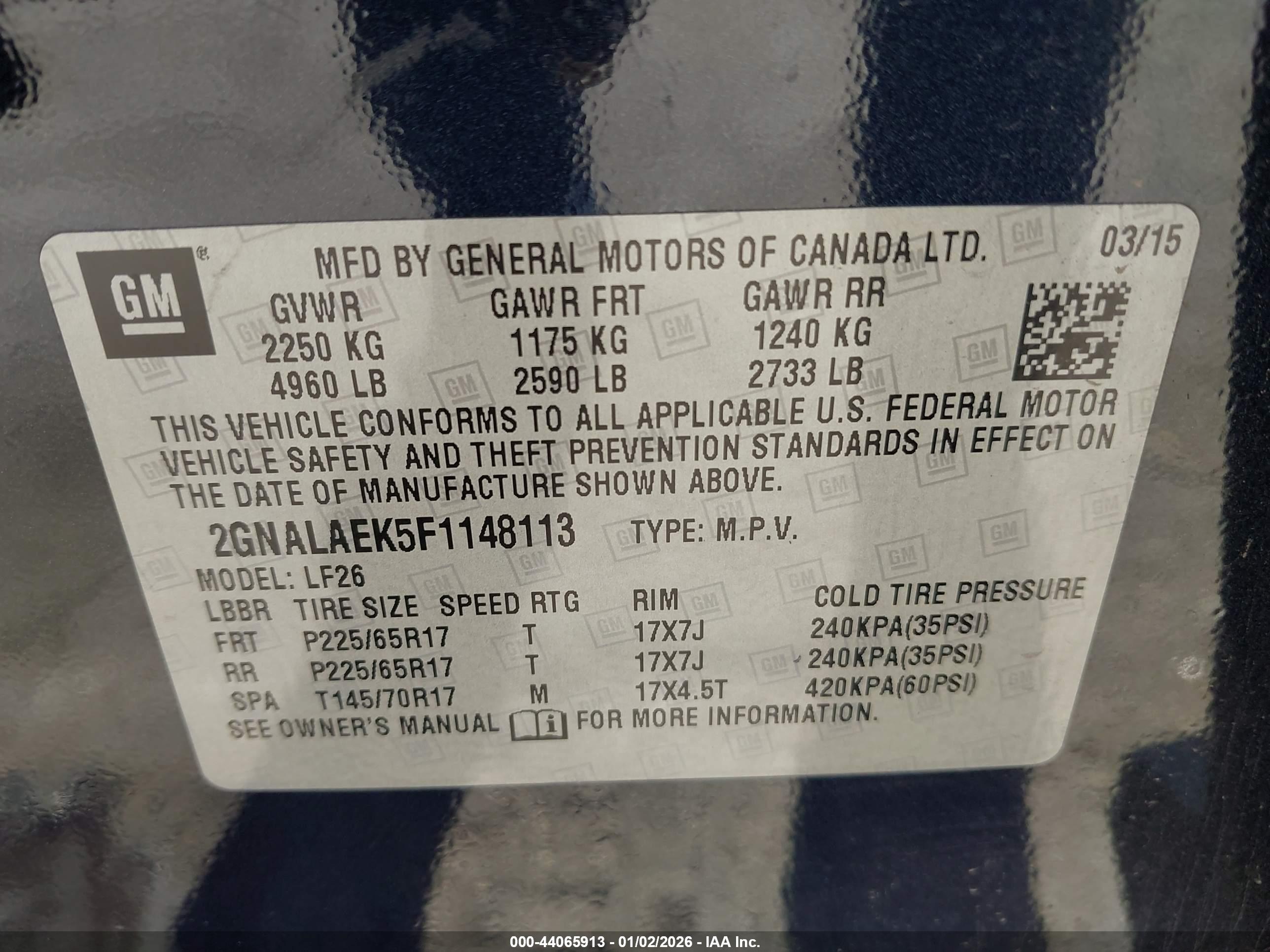 CHEVROLET EQUINOX image 9