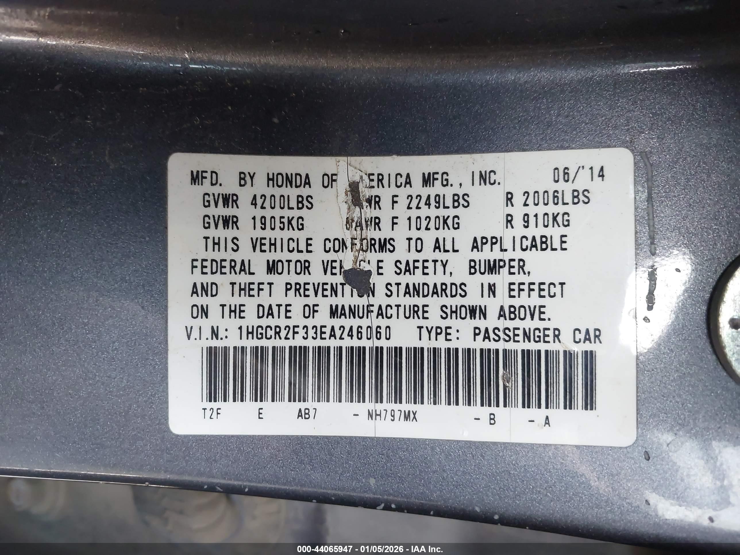 HONDA ACCORD image 9