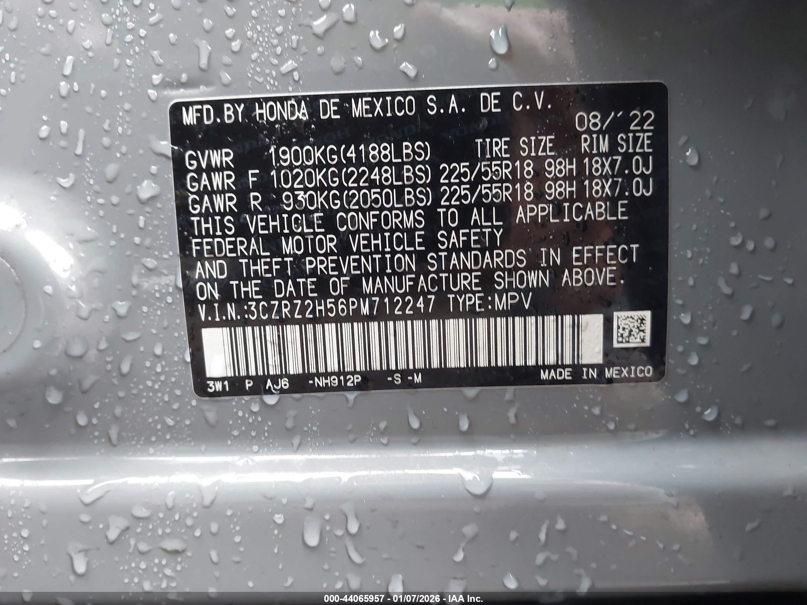 HONDA HR-V image 9