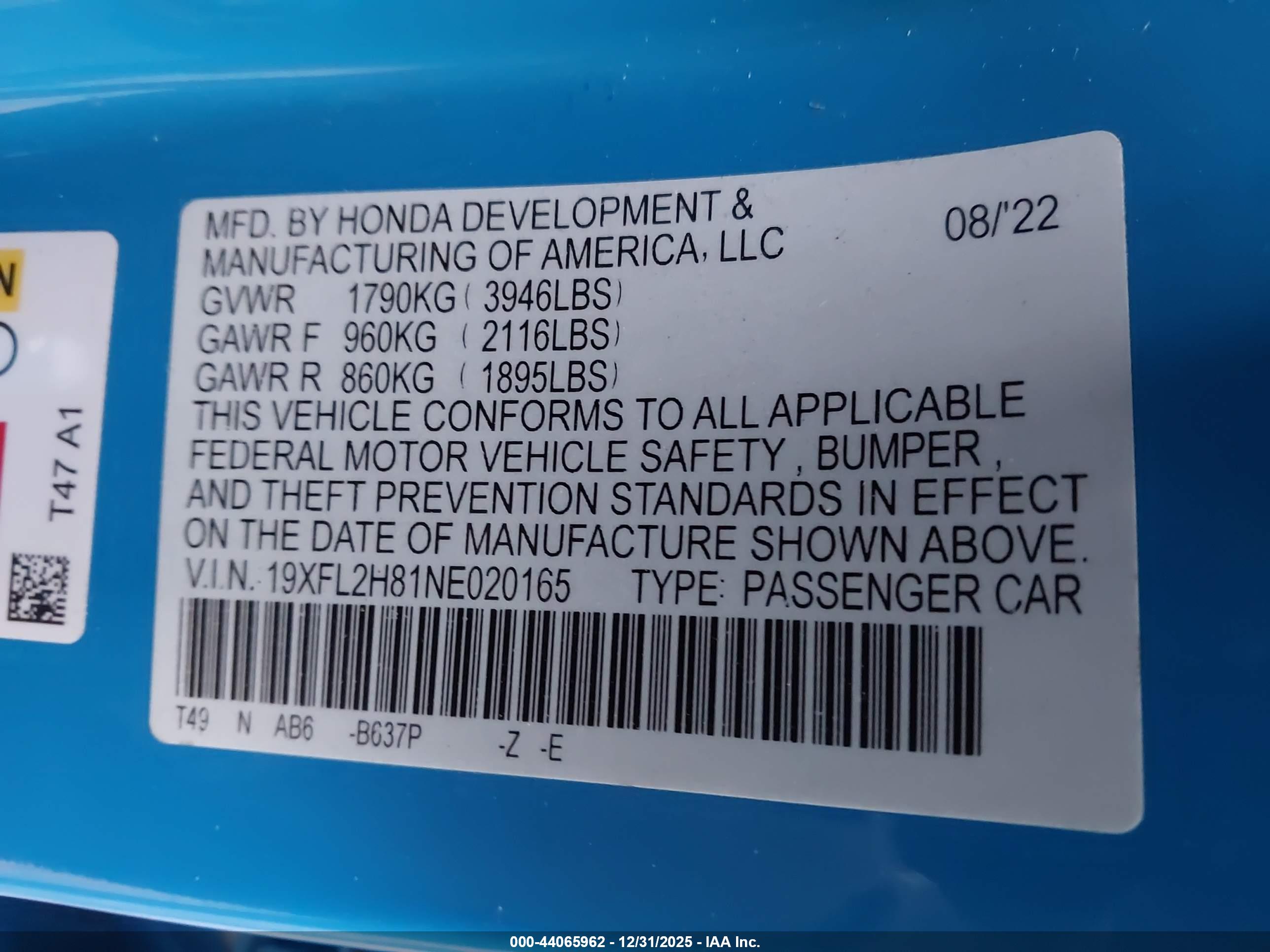 HONDA CIVIC image 9