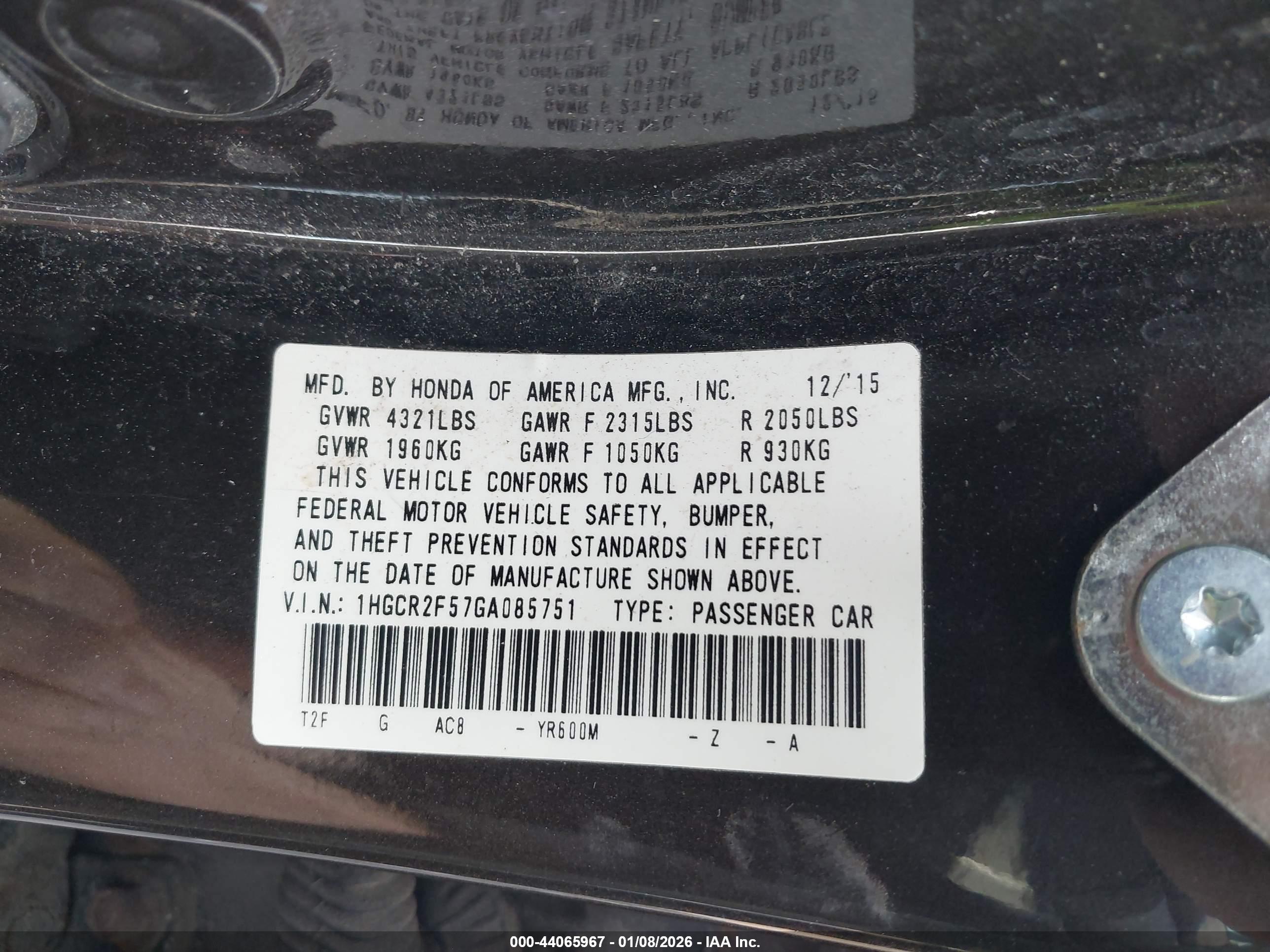 HONDA ACCORD image 9