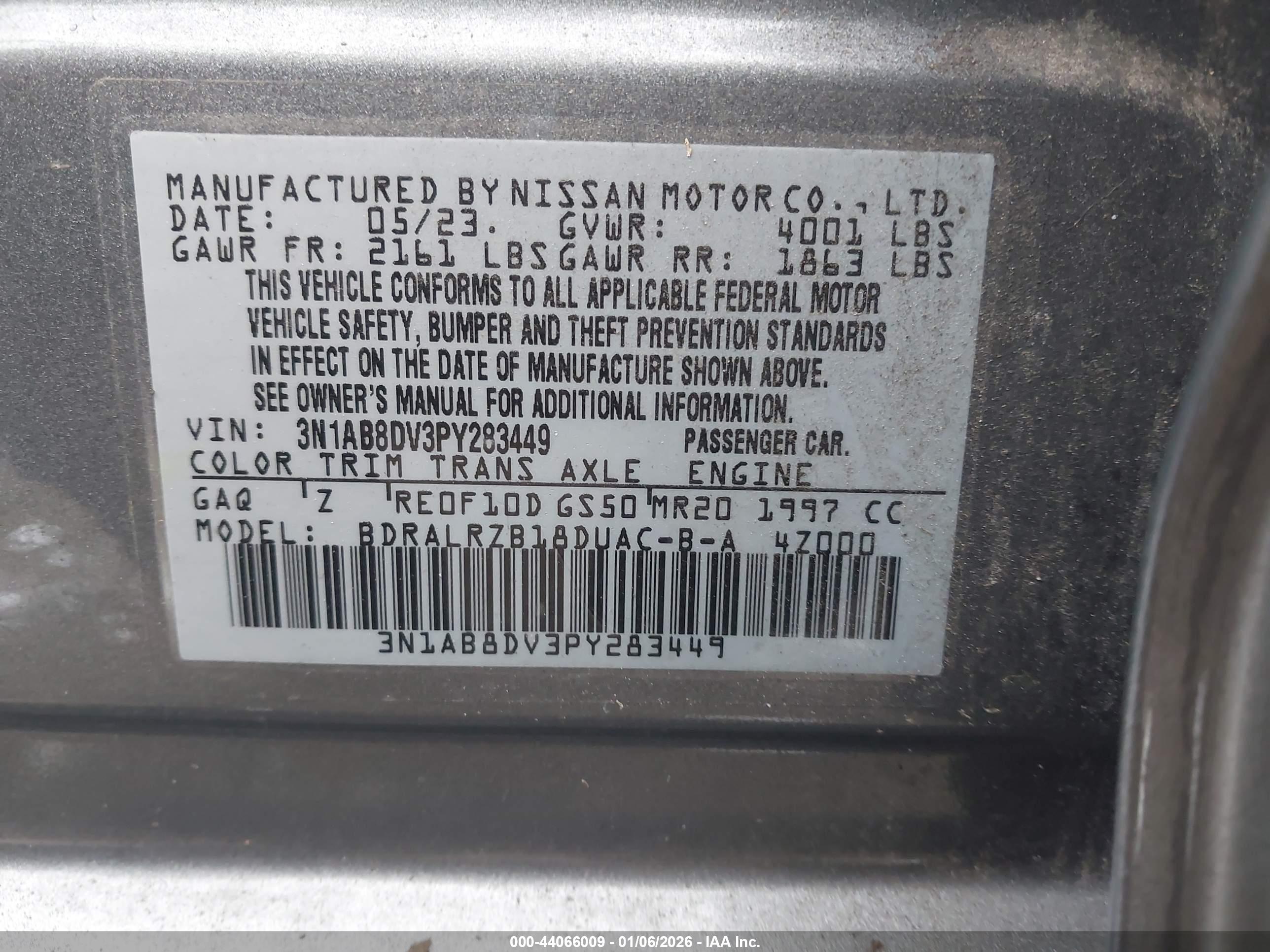 NISSAN SENTRA image 9