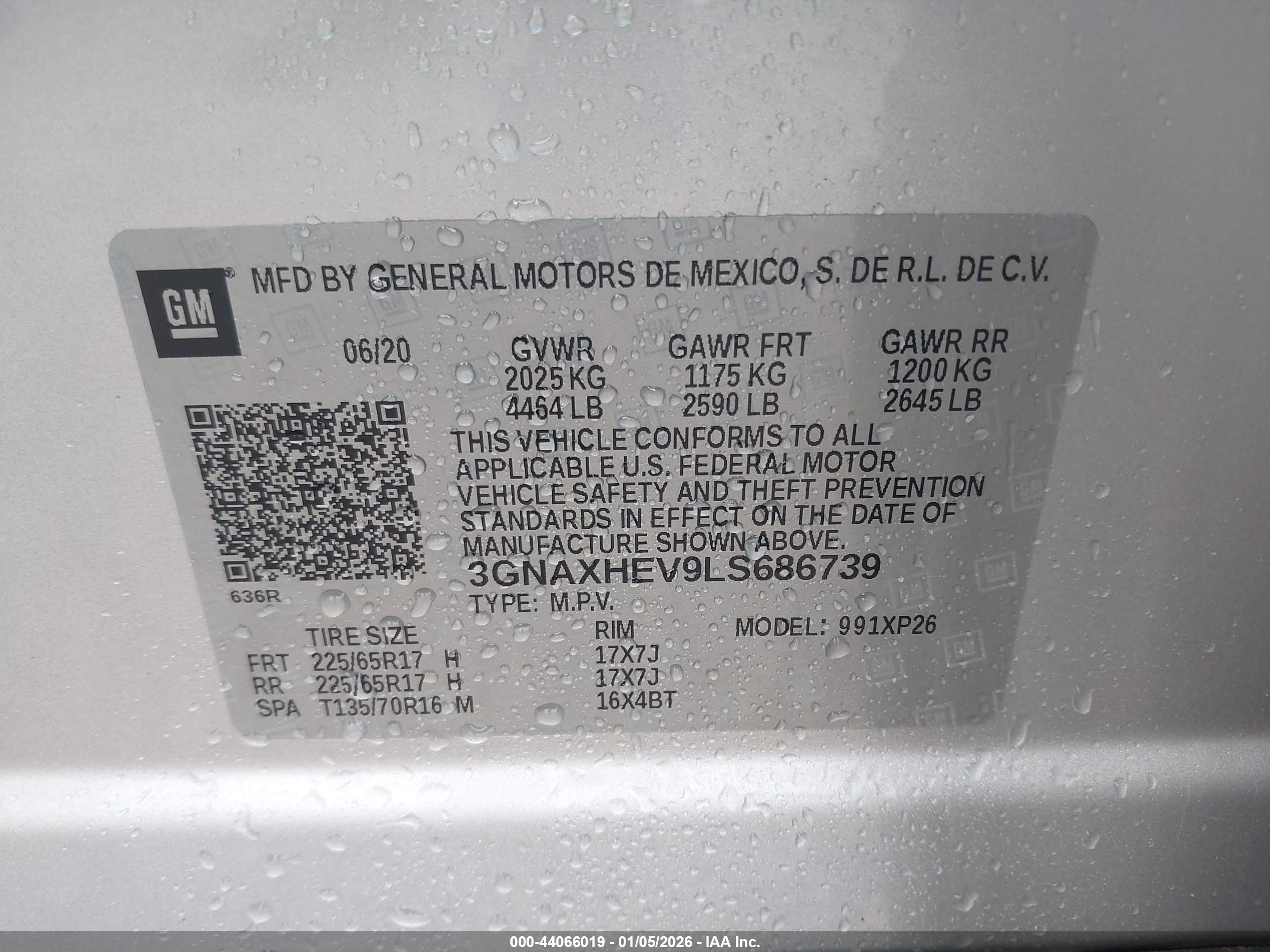 CHEVROLET EQUINOX image 9
