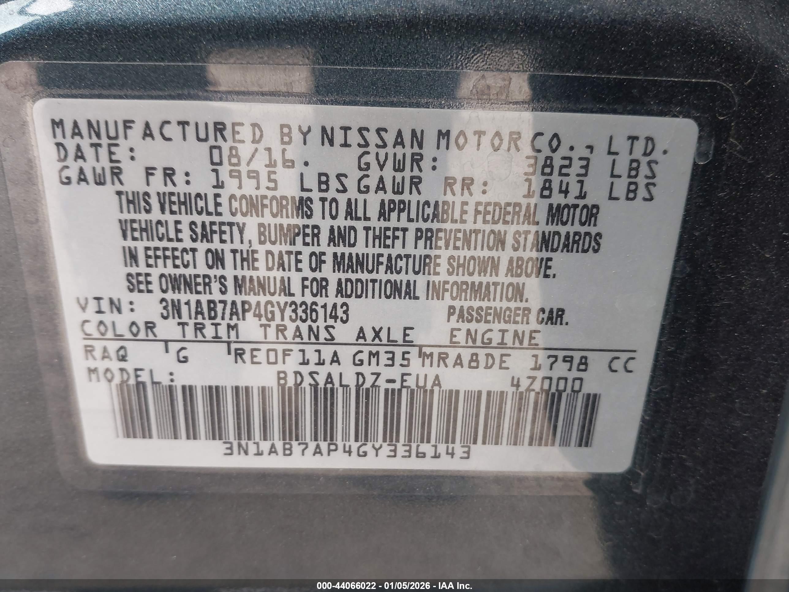 NISSAN SENTRA image 9