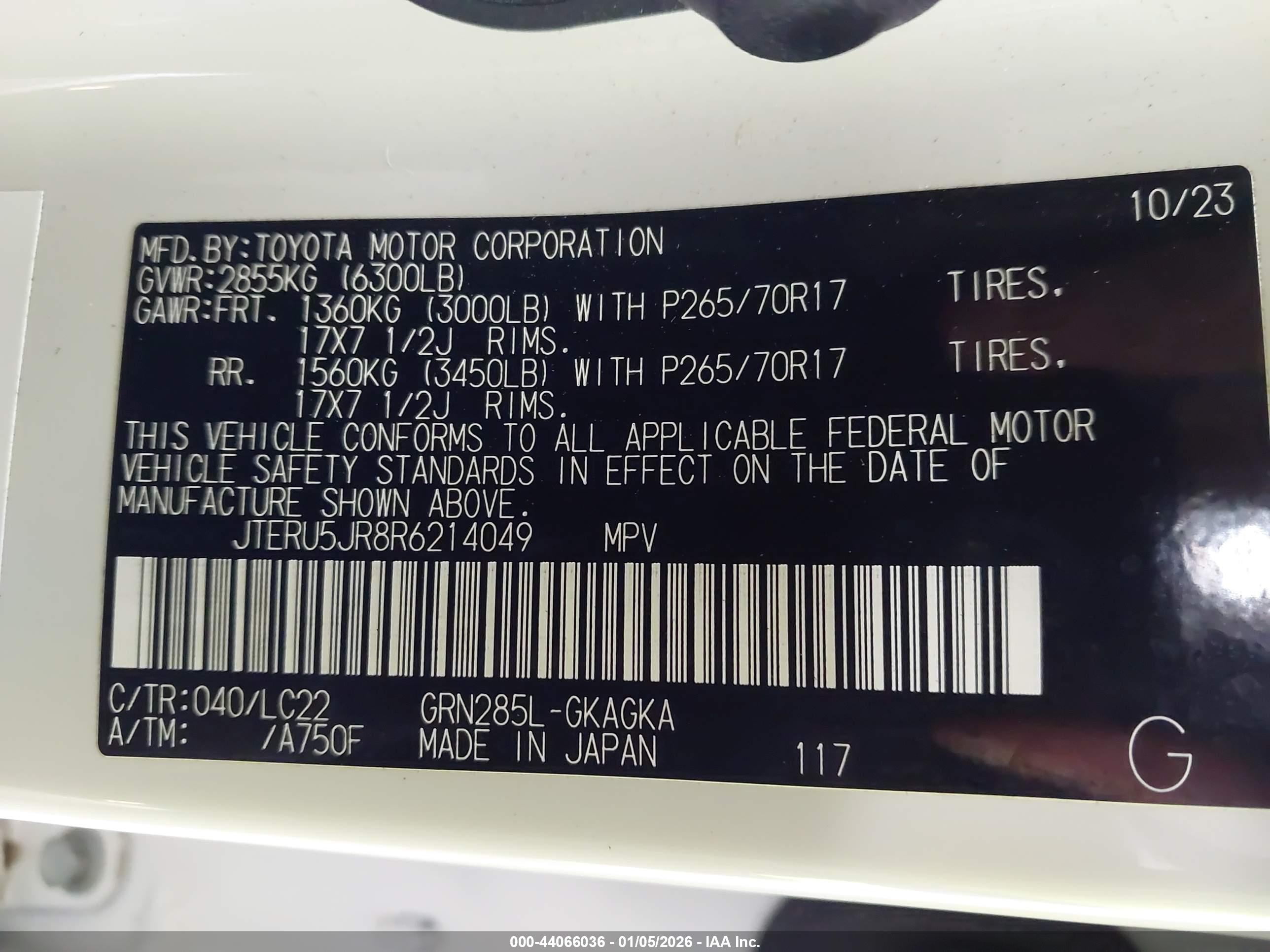 TOYOTA 4RUNNER image 9