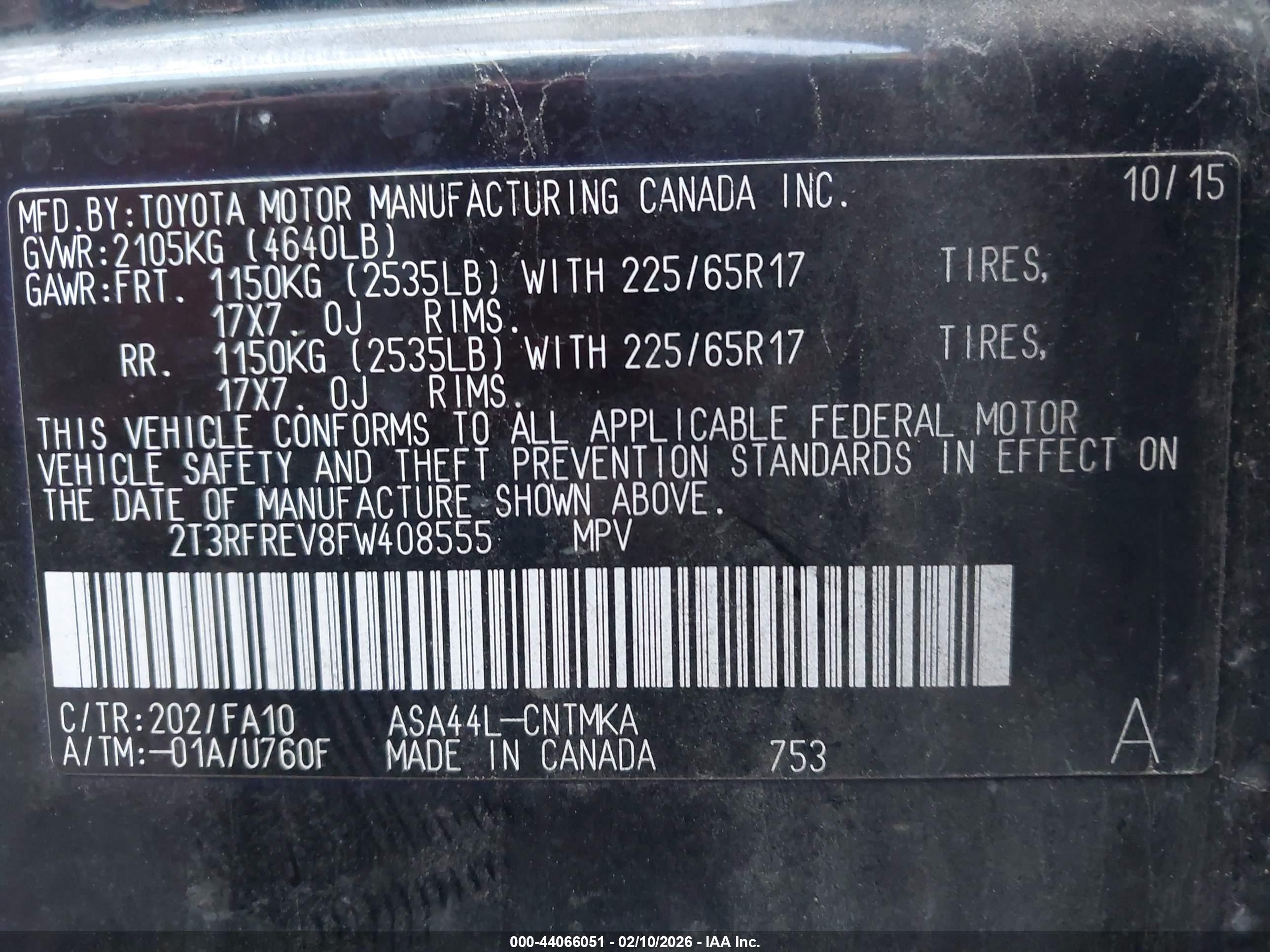 TOYOTA RAV4 image 9