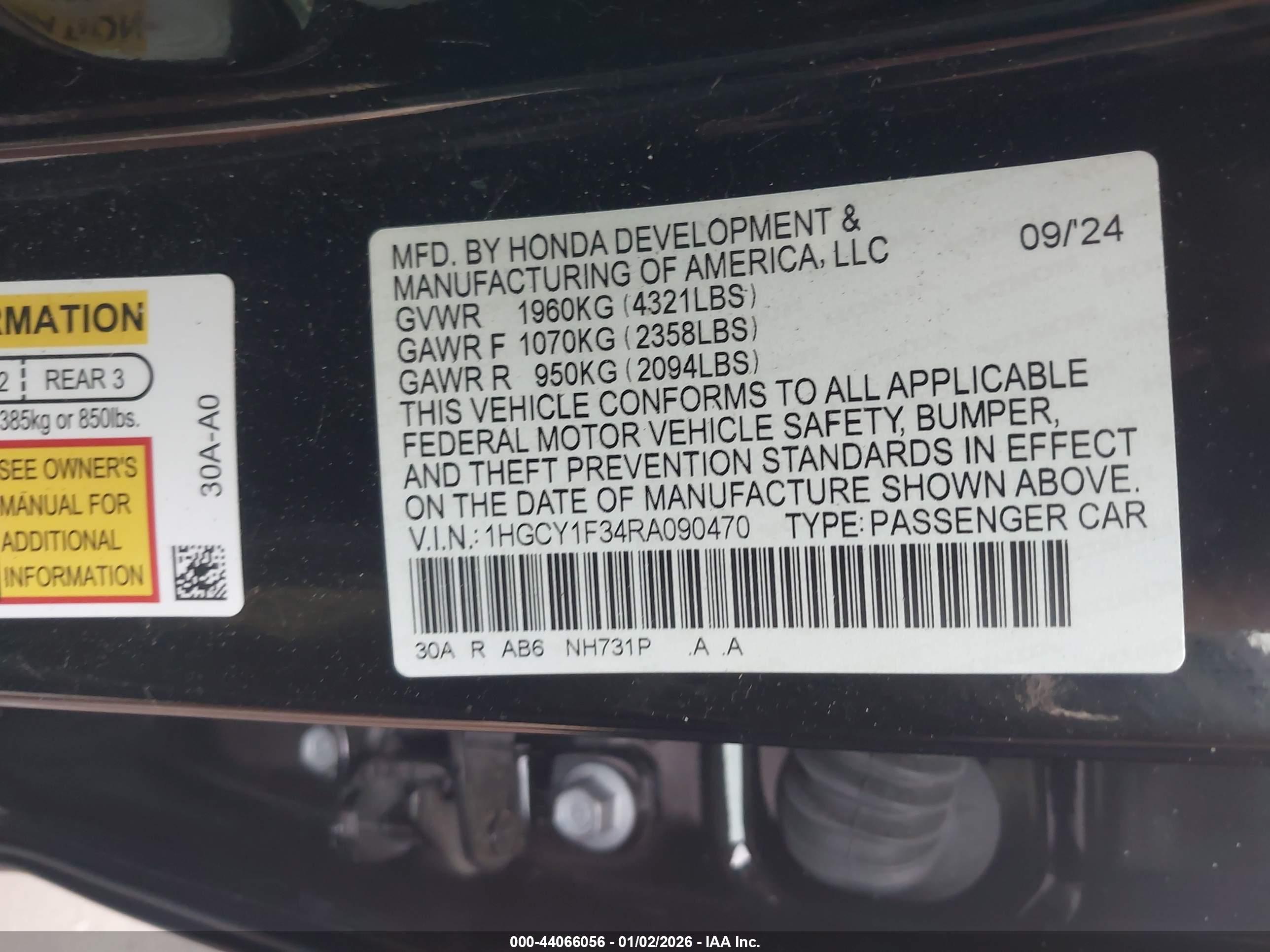 HONDA ACCORD image 9