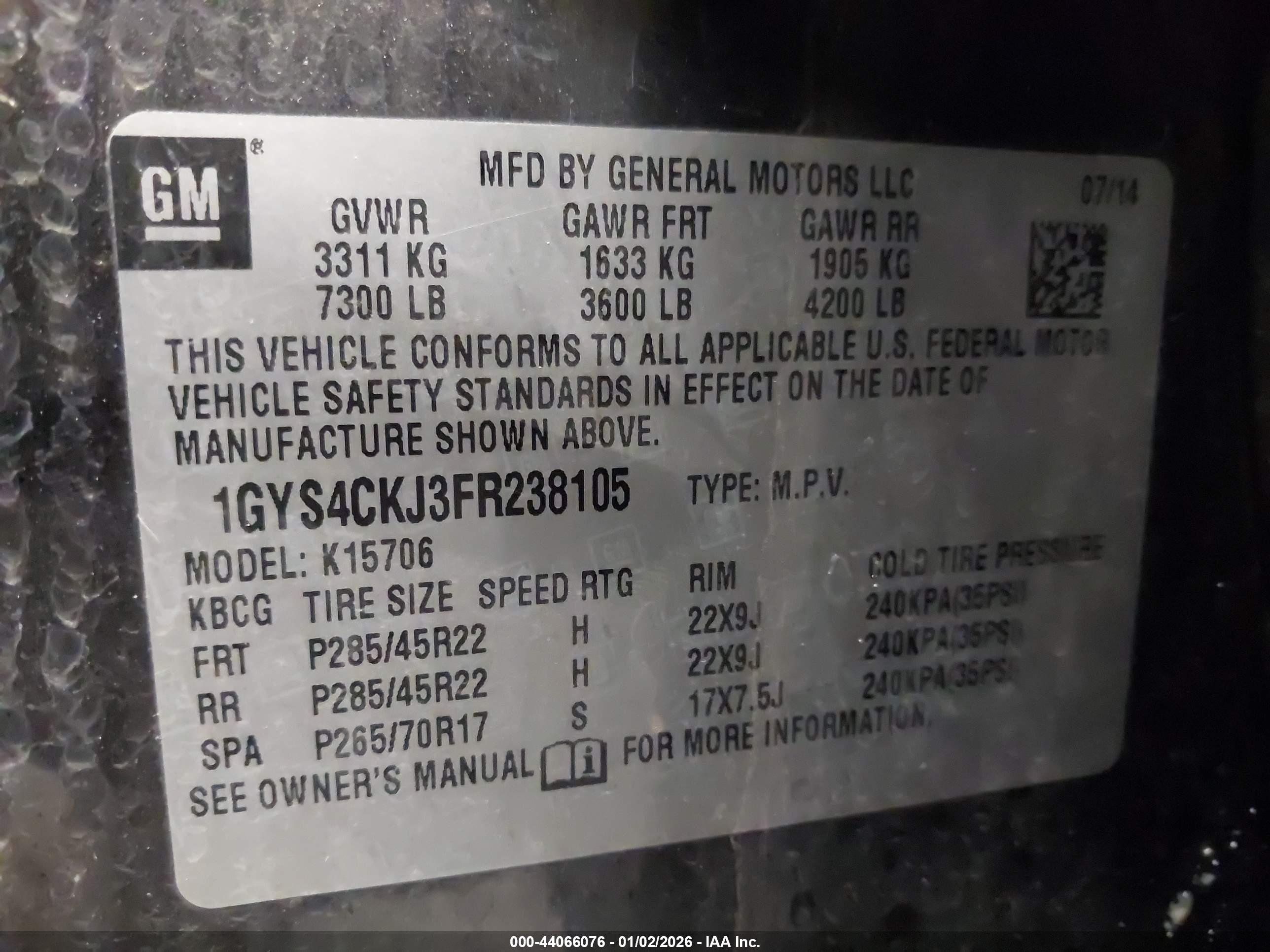 CADILLAC ESCALADE image 9
