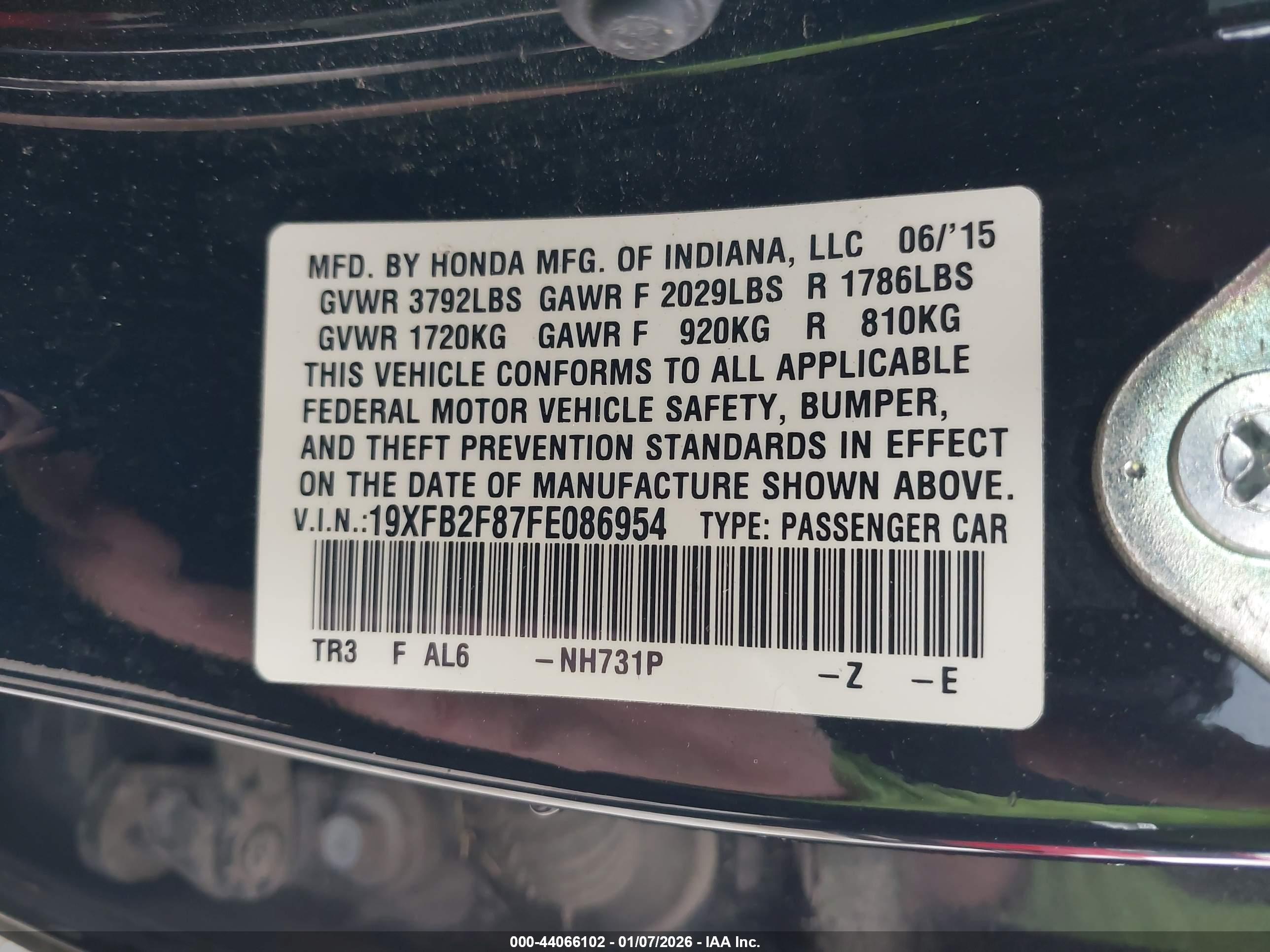 HONDA CIVIC image 9