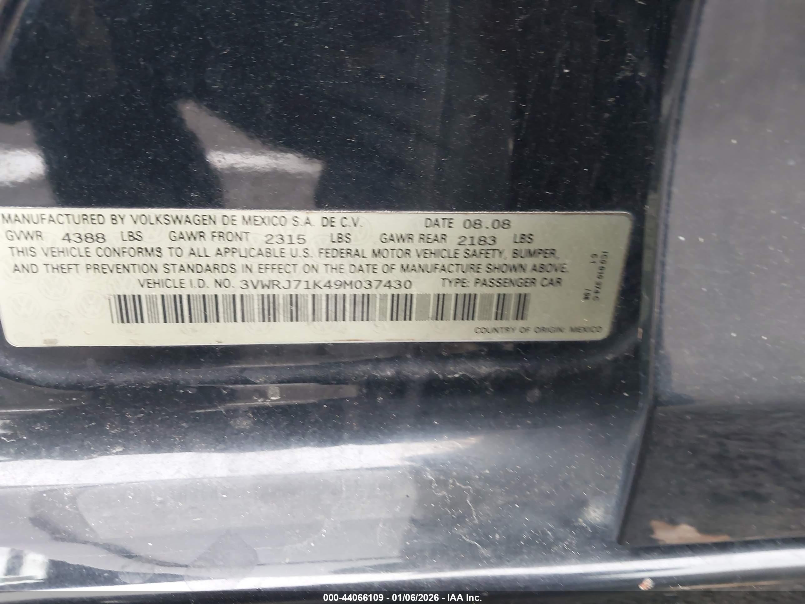 VOLKSWAGEN JETTA image 9