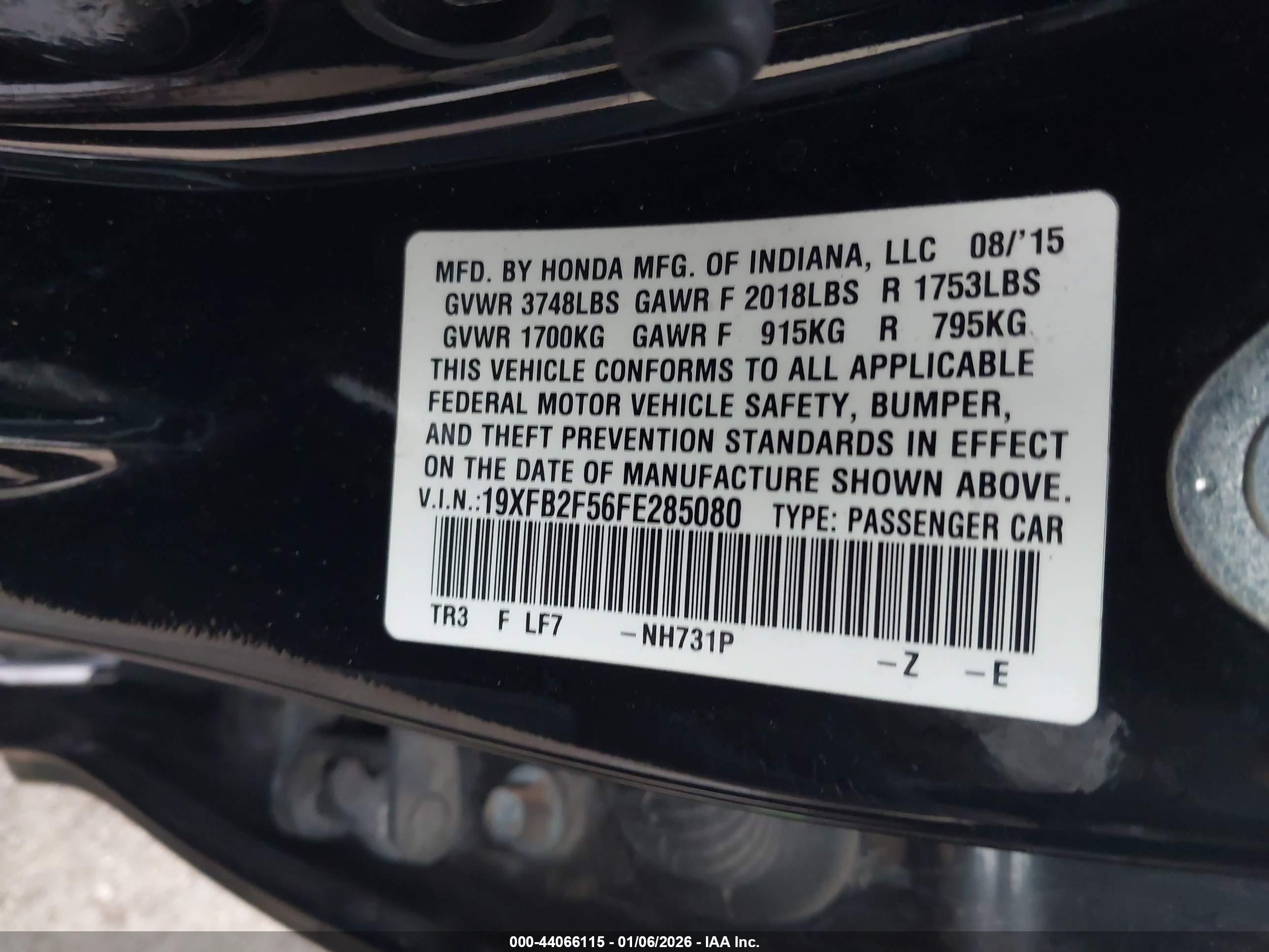 HONDA CIVIC image 9