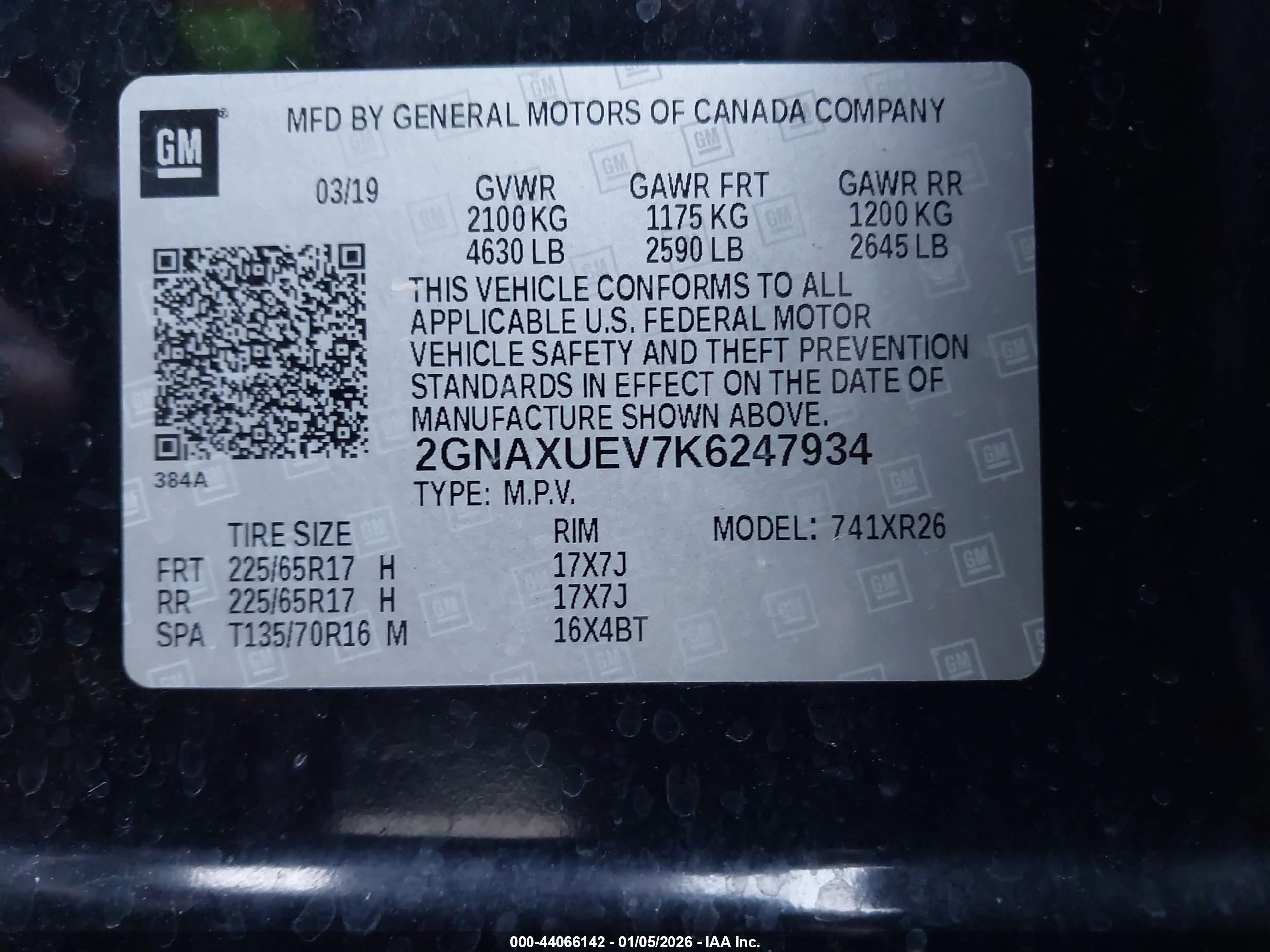 CHEVROLET EQUINOX image 9