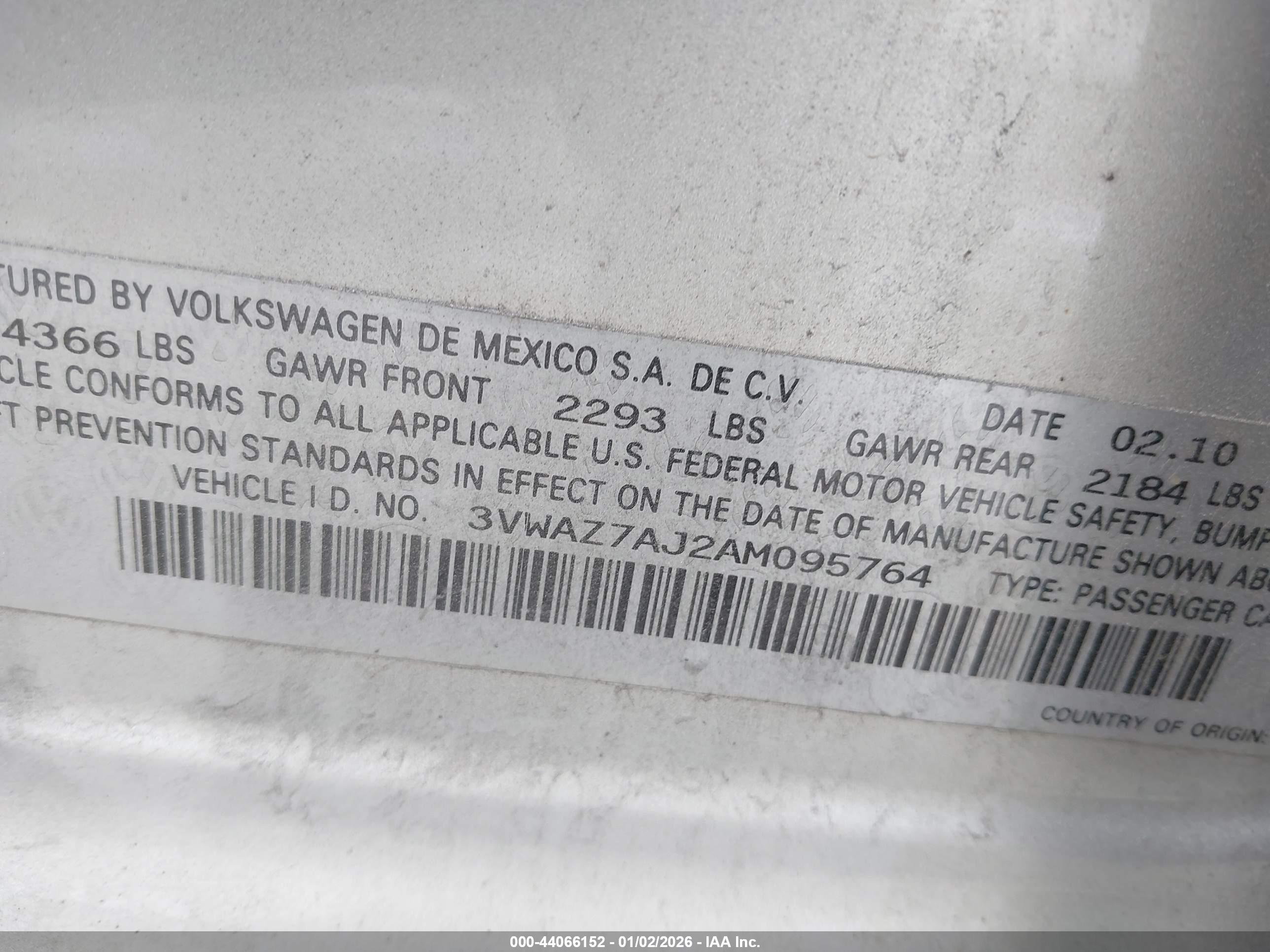 VOLKSWAGEN JETTA image 9