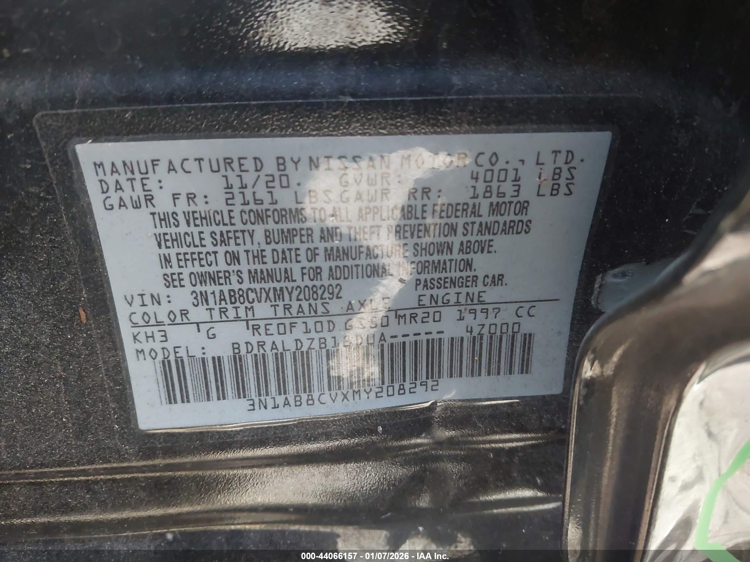 NISSAN SENTRA image 9