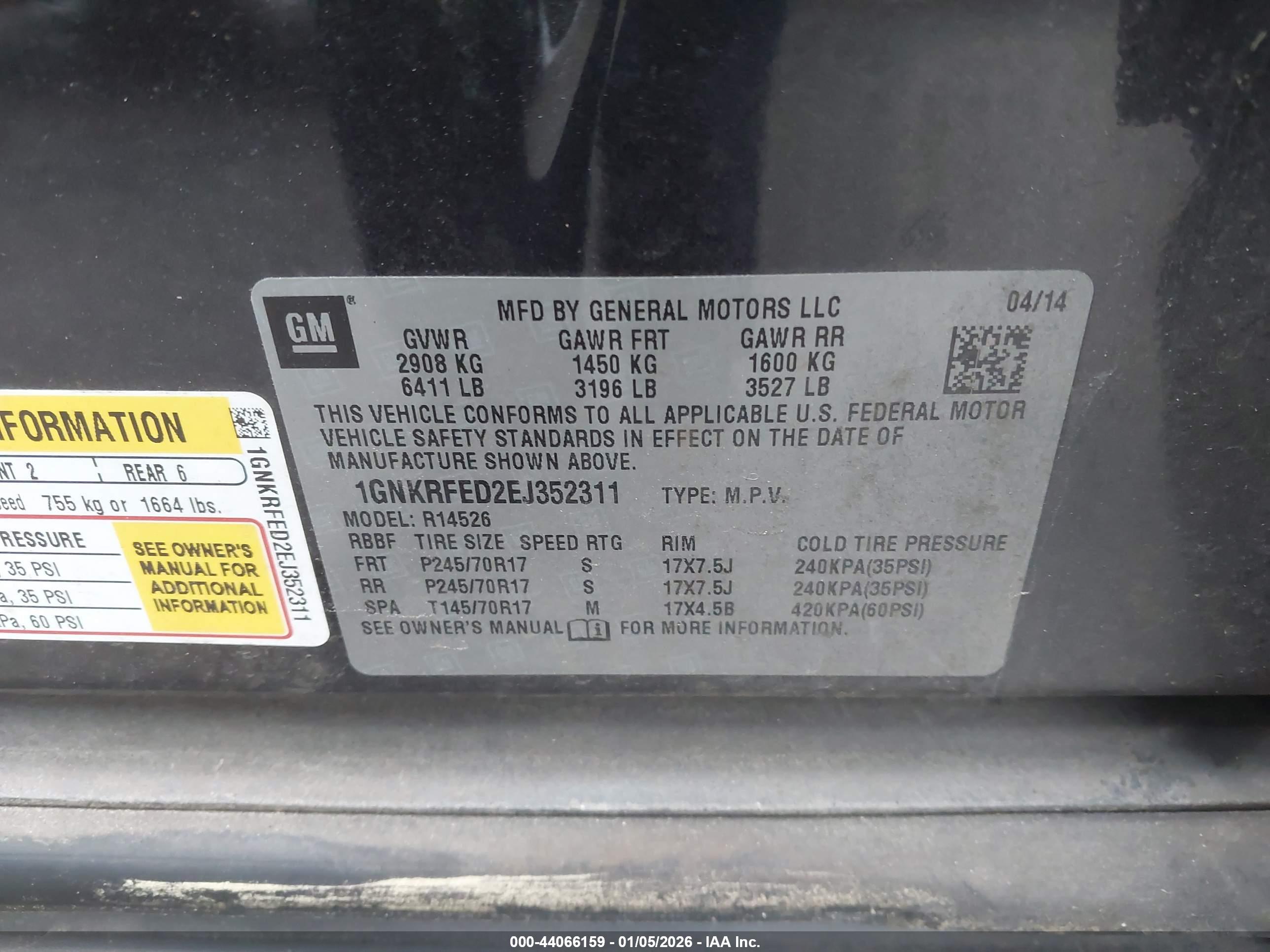 CHEVROLET TRAVERSE image 9