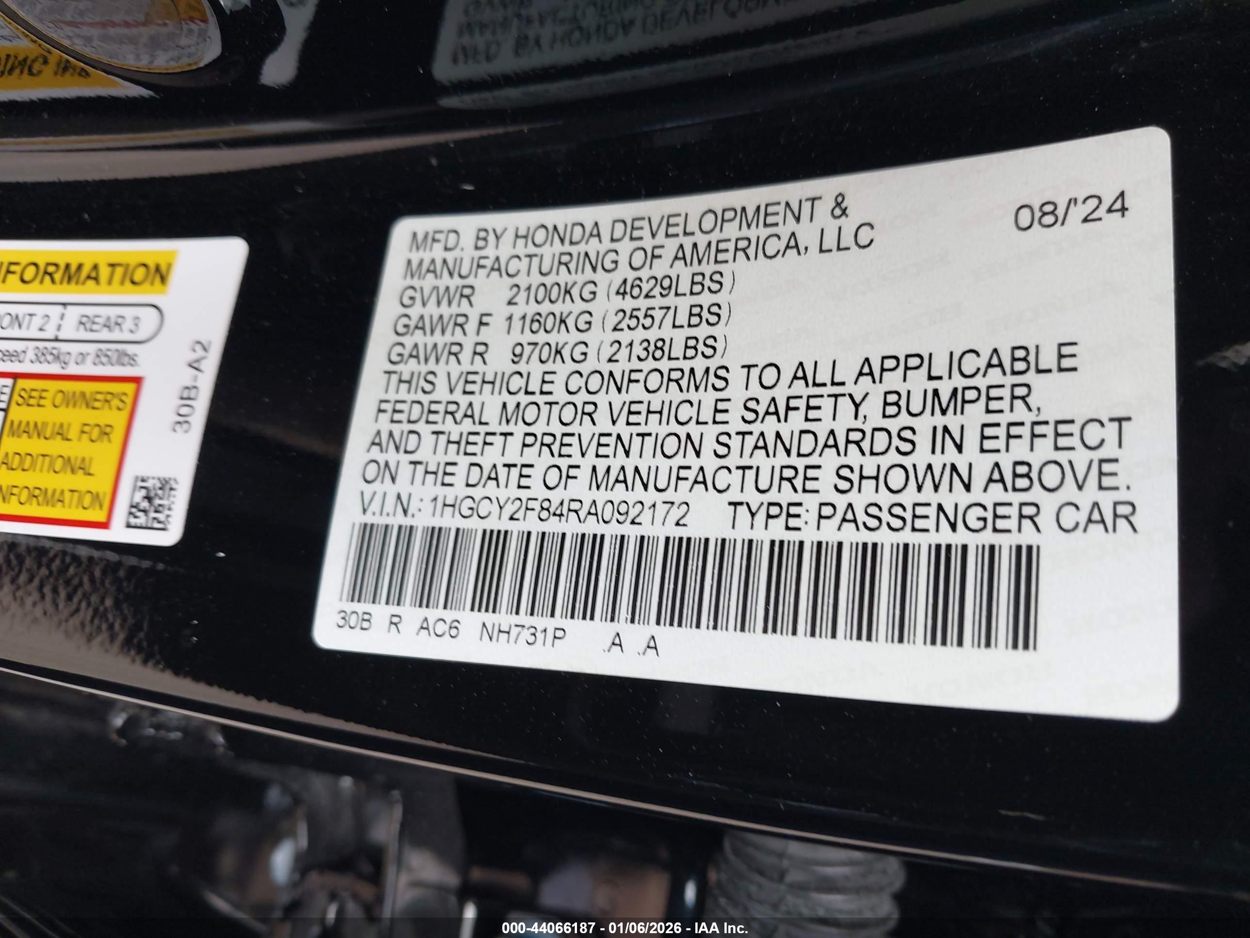 HONDA ACCORD image 9