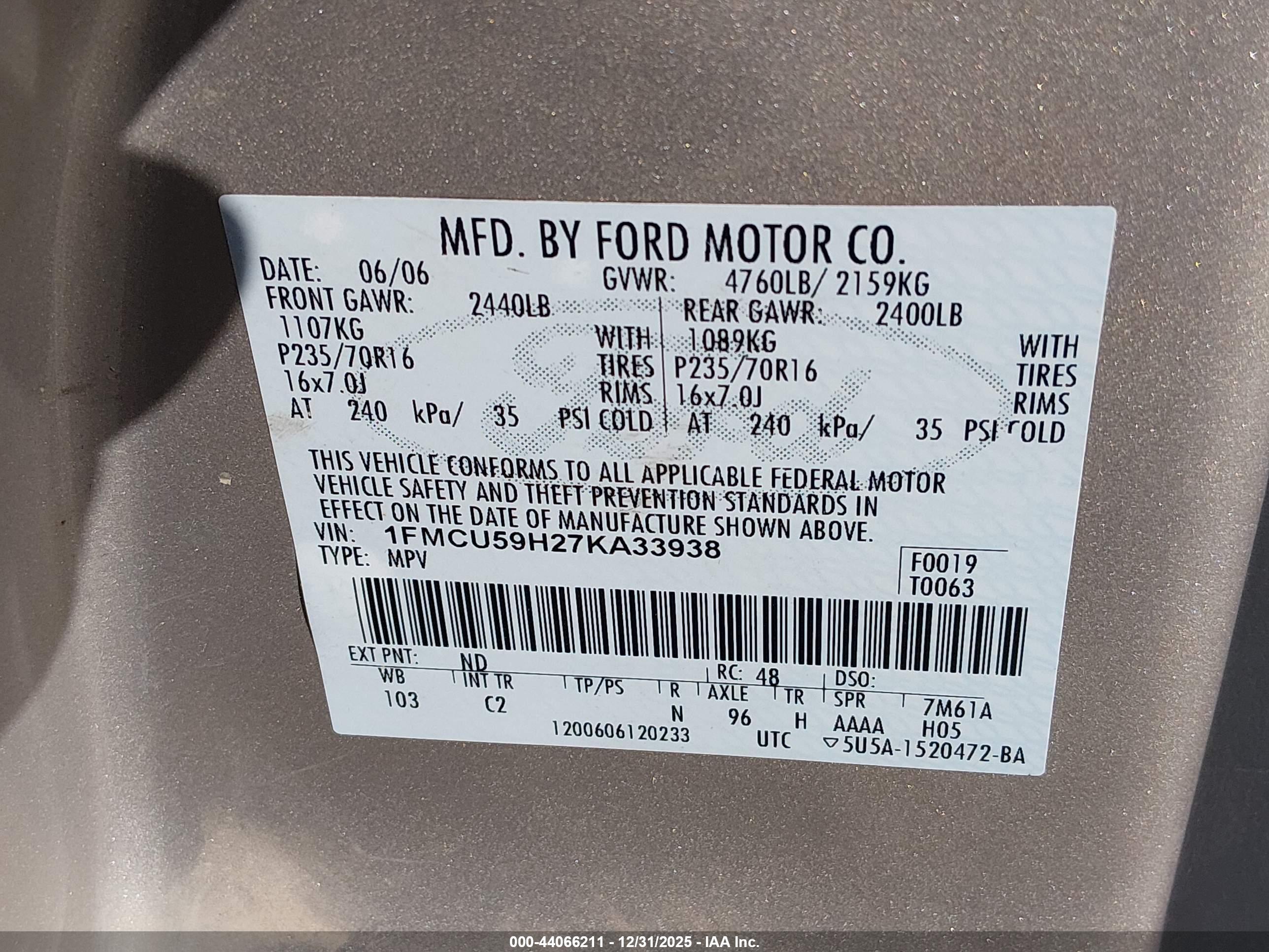 FORD ESCAPE image 9
