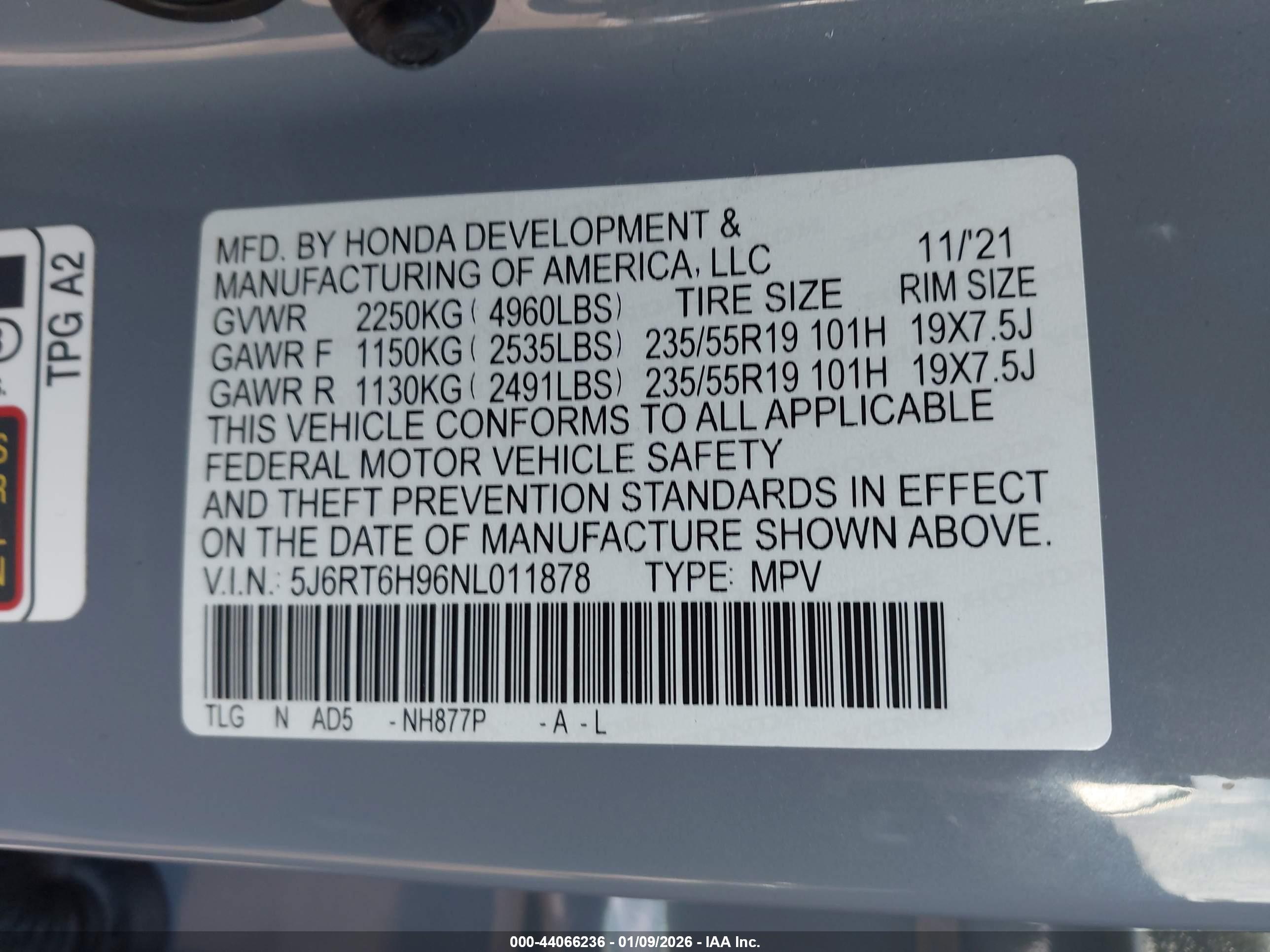 HONDA CR-V image 9