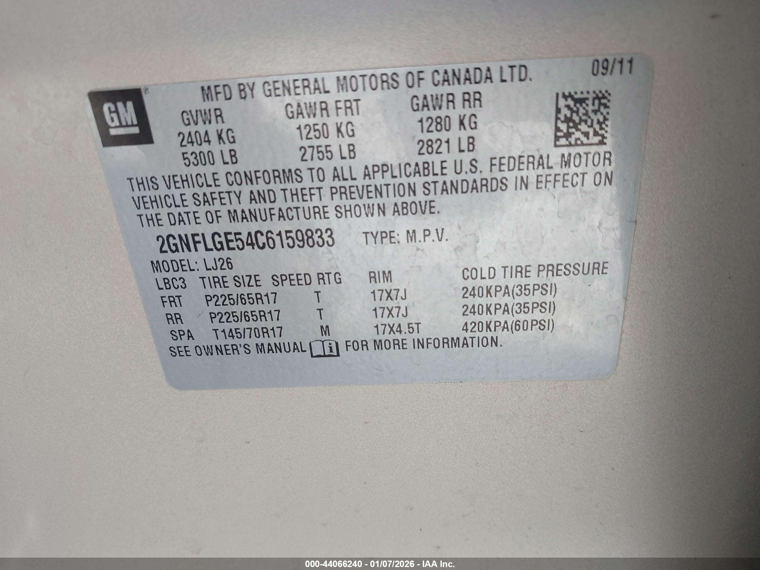 CHEVROLET EQUINOX image 9