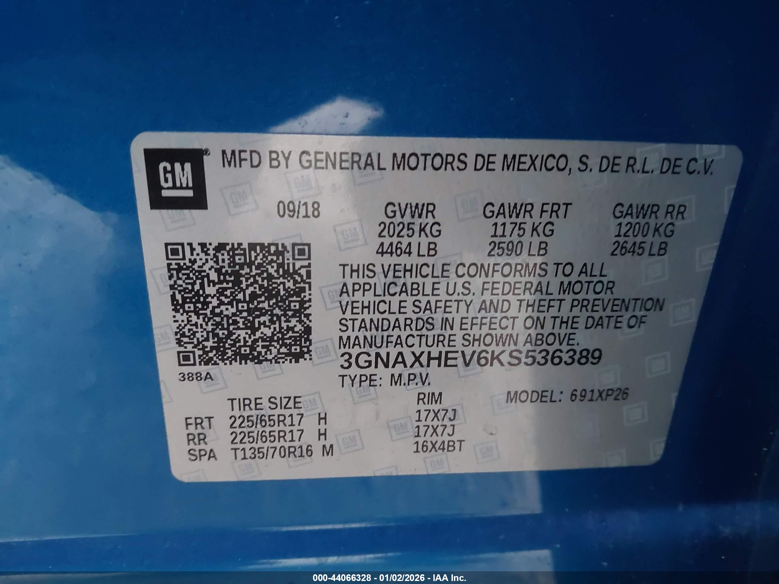 CHEVROLET EQUINOX image 9