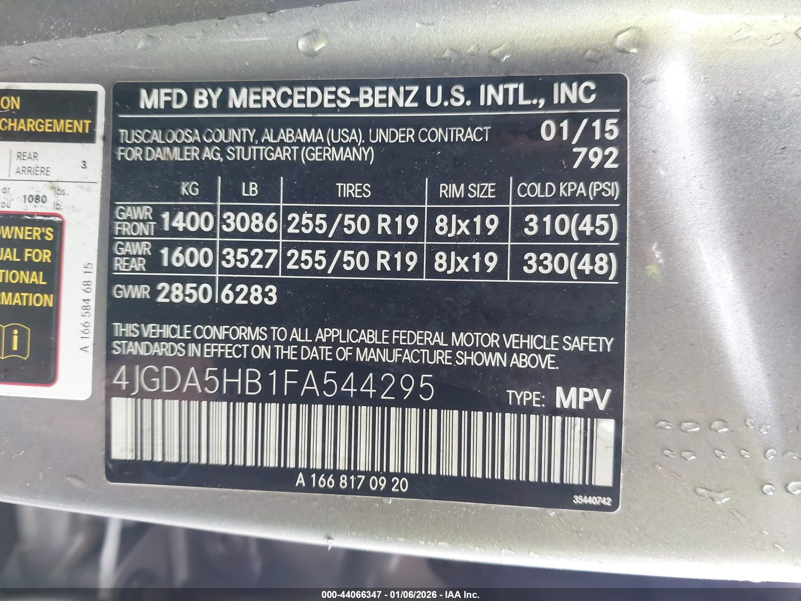 MERCEDES-BENZ ML image 9