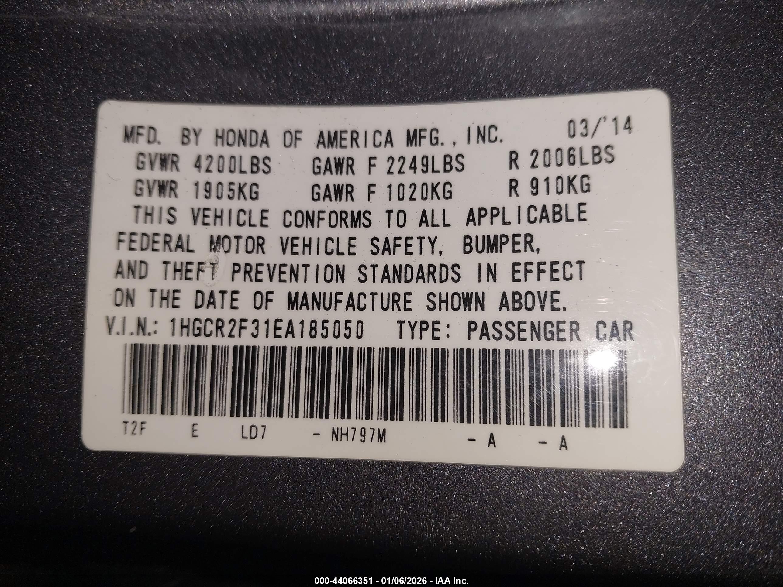 HONDA ACCORD image 9