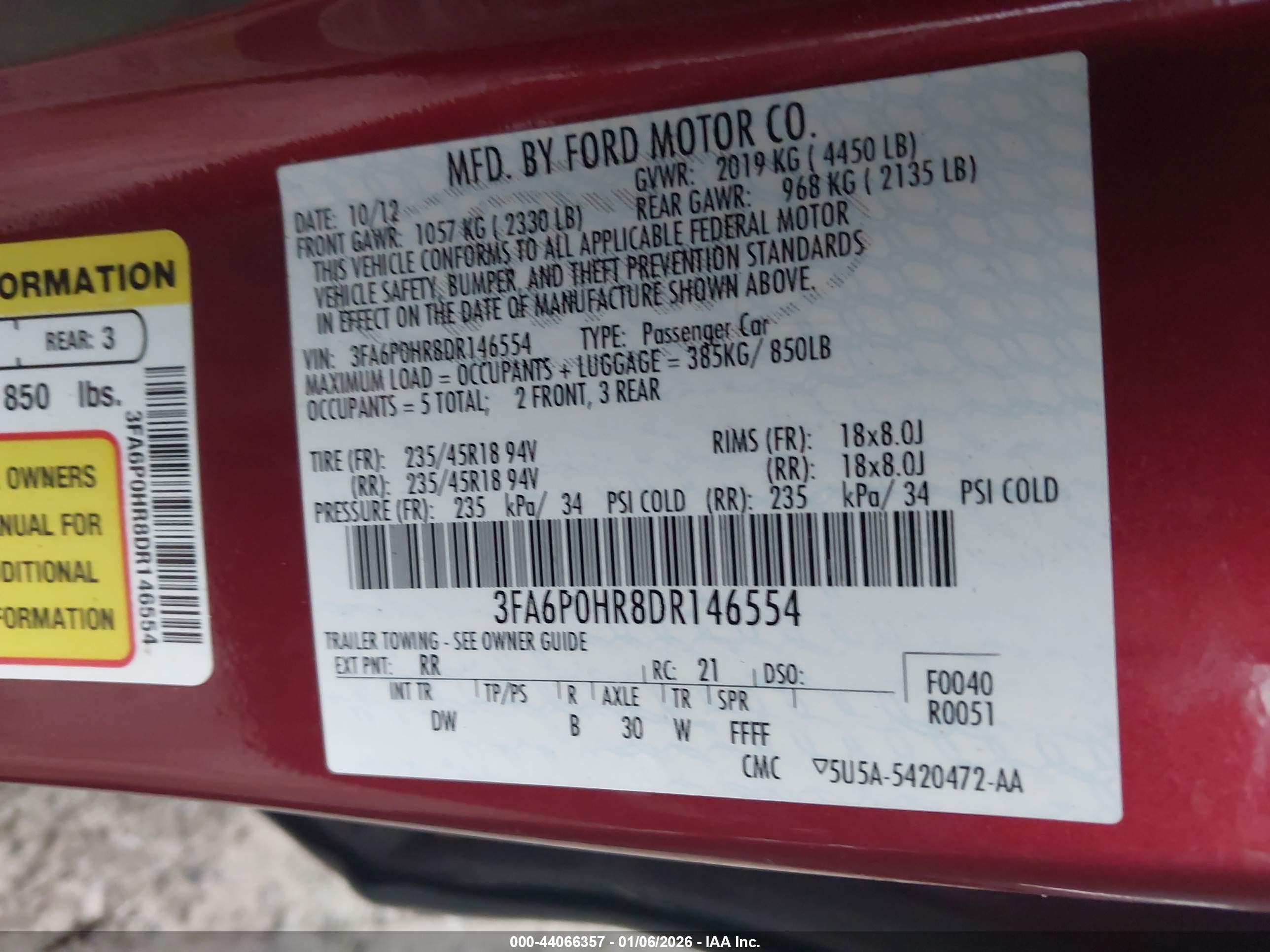FORD FUSION image 9