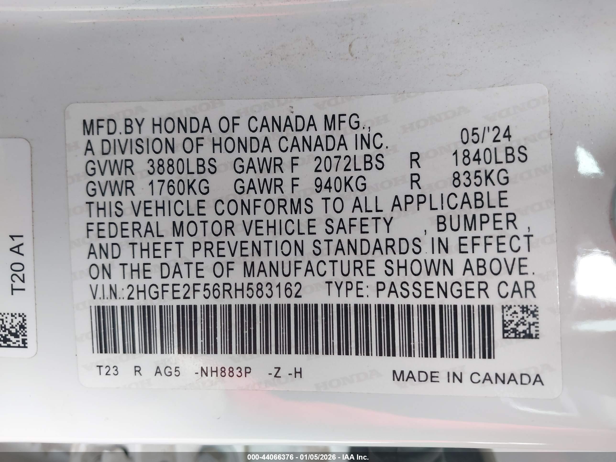HONDA CIVIC image 9